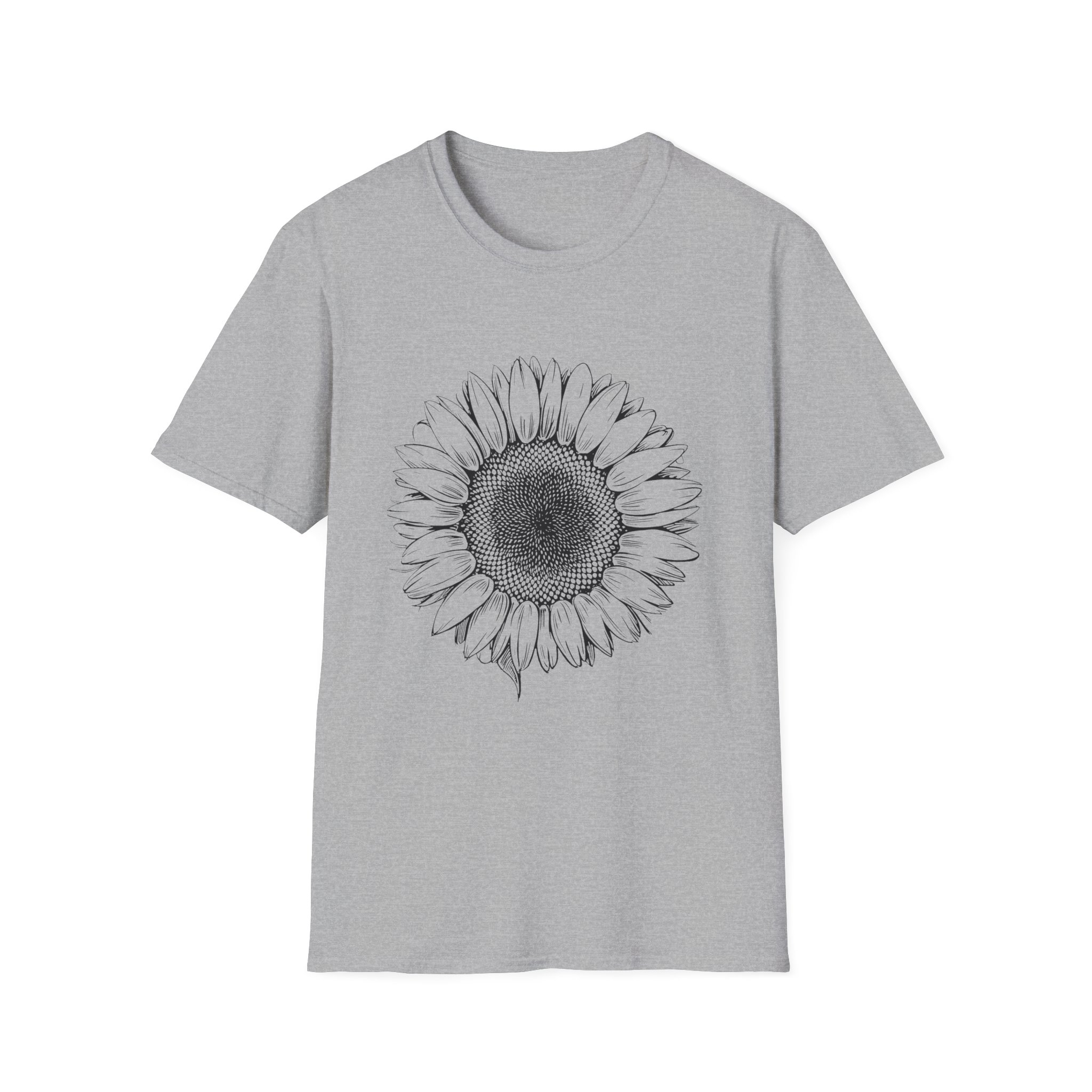 Sunflower Unisex Softstyle T-Shirt - Floral Graphic Tee for Nature Lovers, Gift for Gardeners, Summer Fashion - Image 13