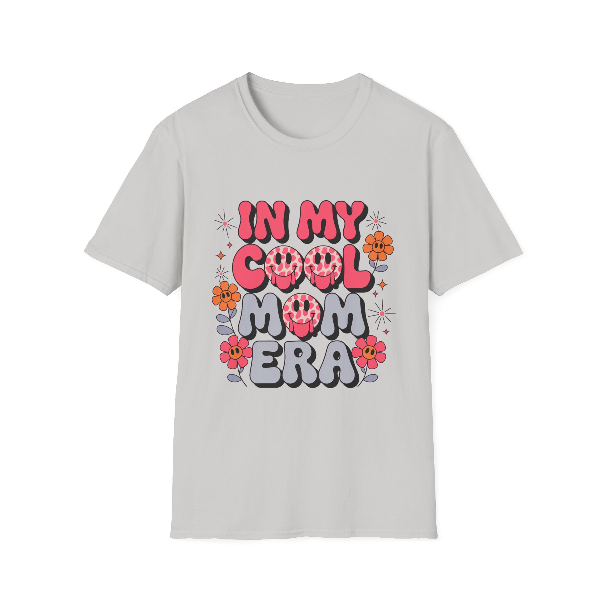 Trendy Unisex T-Shirt - 'In My Cool Mom Era', Gift for Moms, Mother's Day, Casual Wear, Fun Floral Tee - Image 9