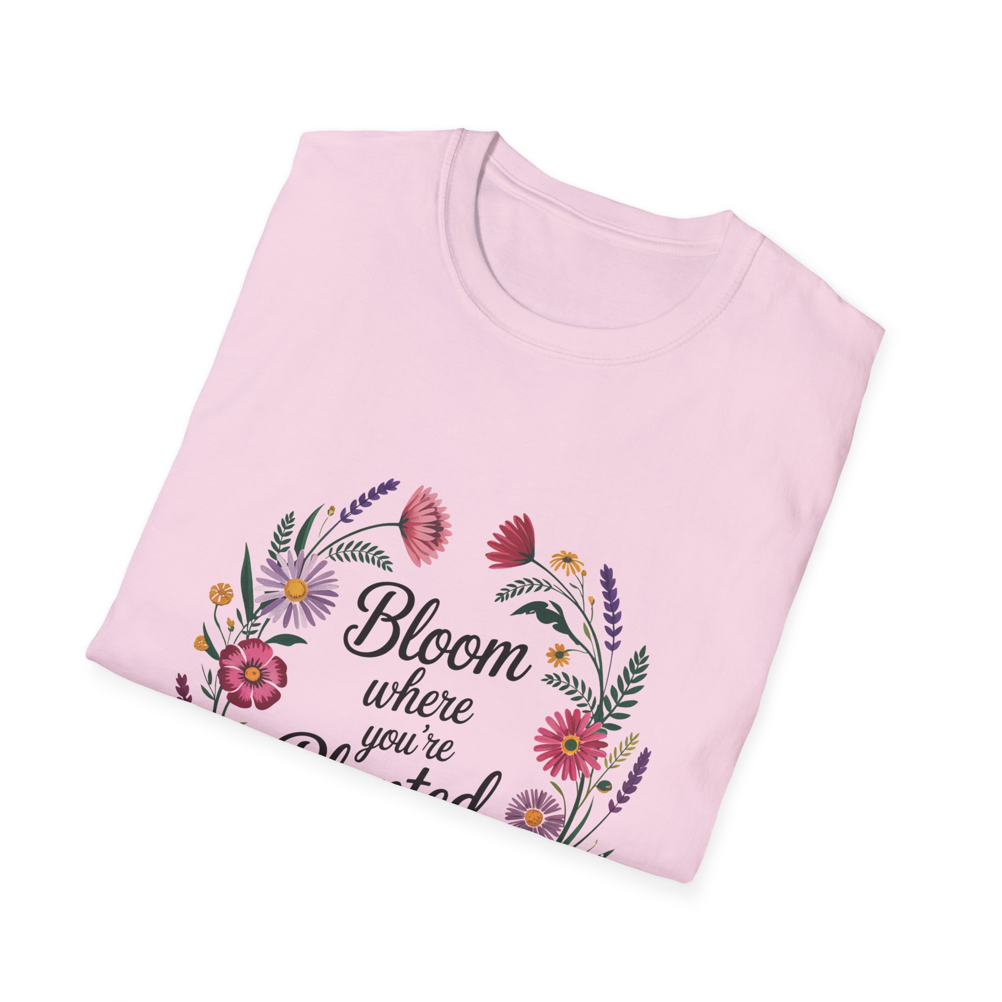 Bloom Where You're Planted T-Shirt, Floral Shirt, Gardening Gift, Inspirational Tee, Nature Lover Apparel, Plant Lover Gift - Image 56