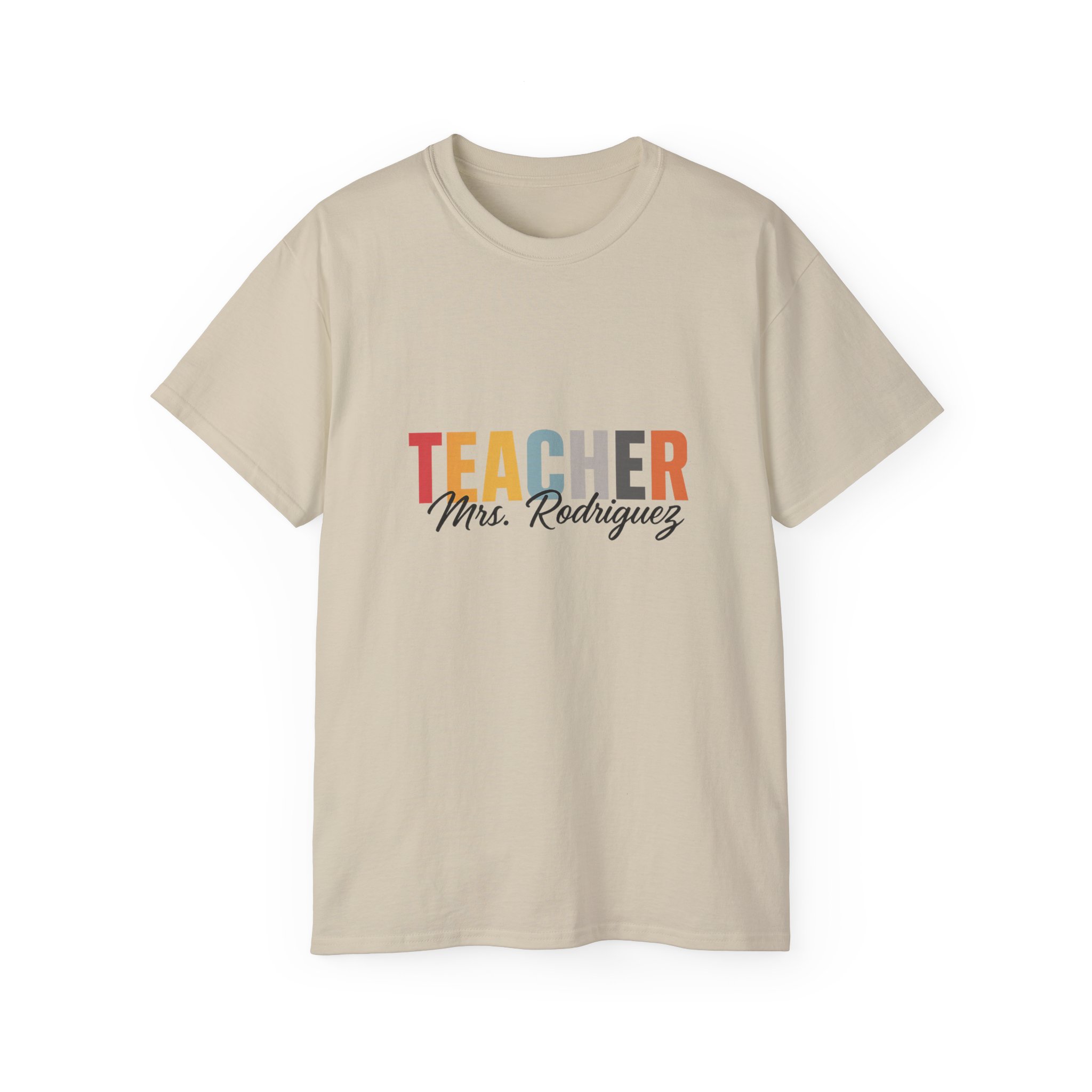 Personalized Teacher Tee for Educators, Great Gift for Teachers, Unisex Cotton Shirt, Back to School Apparel, Teacher's Day - Image 9