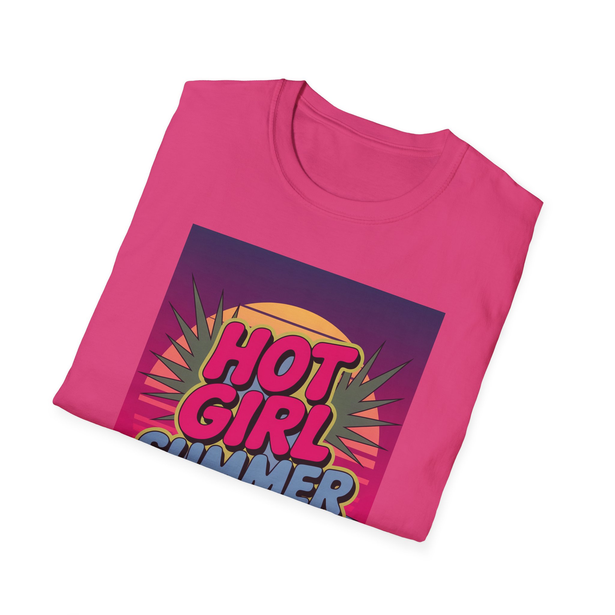 Softstyle T-Shirt, Fun Retro Graphic Tee, Summer Vibes Shirt - Image 88