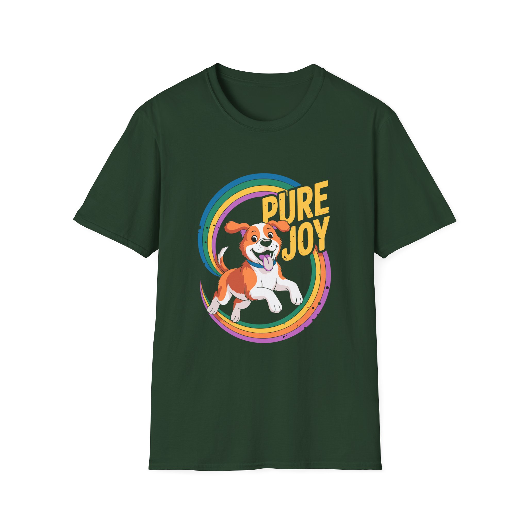 Pure Joy Dog T-Shirt, Unisex Pet Lover Shirt, Birthday Gift for Dog Owners, Casual Wear, Joyful Pet Apparel - Image 13