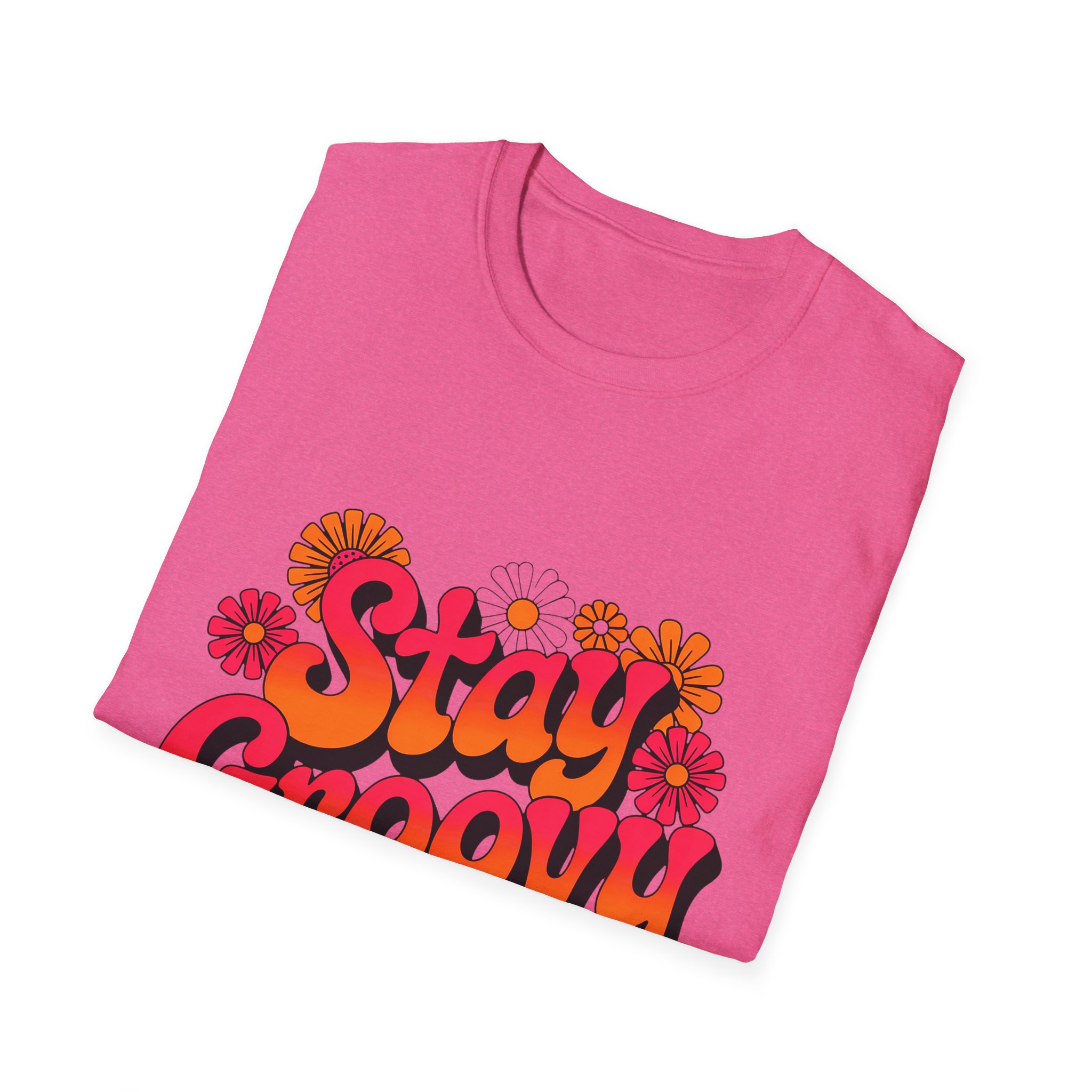Stay Groovy T-Shirt | Retro Floral Tee | Fun Gift for Friends | Perfect for Summer, Festivals, and Everyday Wear - Image 54