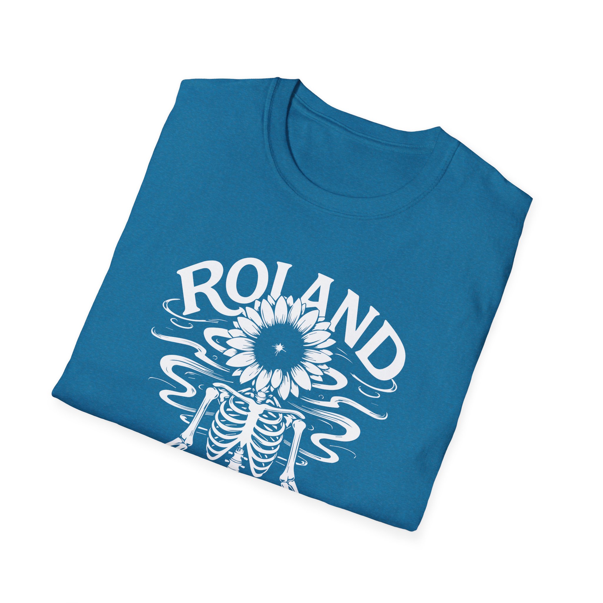 Roland Skeleton T-Shirt, Fun Summer Tee, Gift for Friends, Casual Outfit, Festival Wear, Halloween Apparel - Image 52
