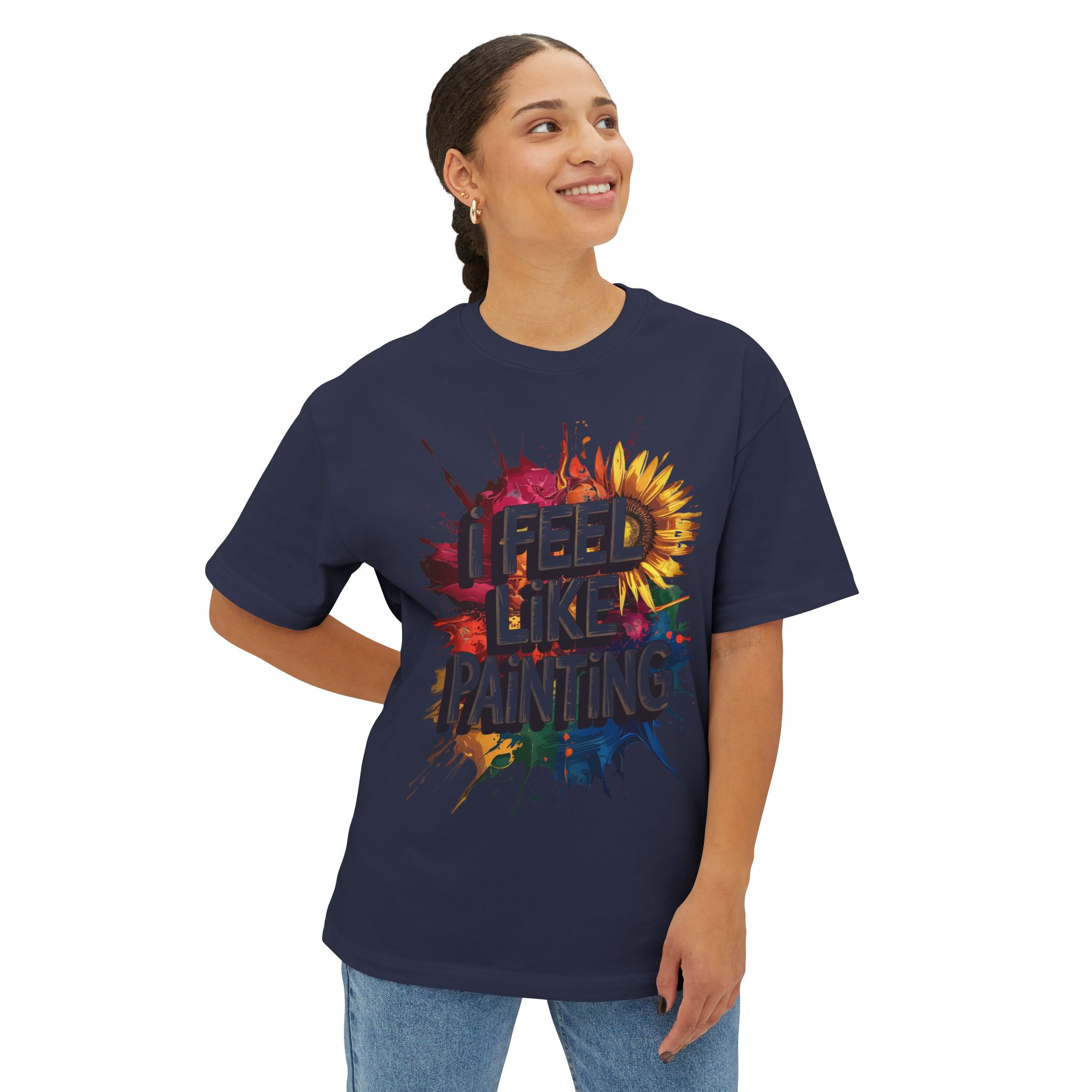 Artistic Oversized Tee, Unisex Artistic T-Shirt, Creative Gift for Artists, Casual Wear, Inspirational Art Shirt, Painting - Image 35
