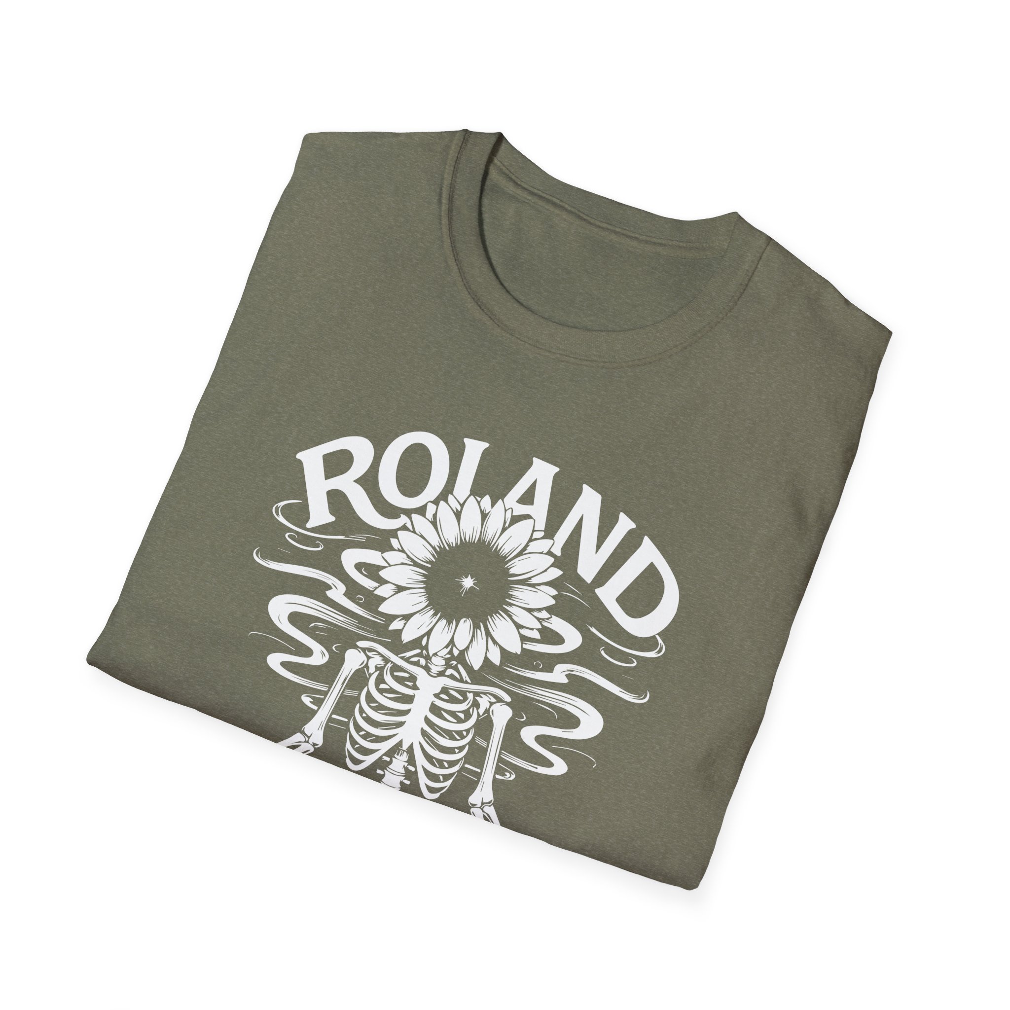 Roland Skeleton T-Shirt, Fun Summer Tee, Gift for Friends, Casual Outfit, Festival Wear, Halloween Apparel - Image 16