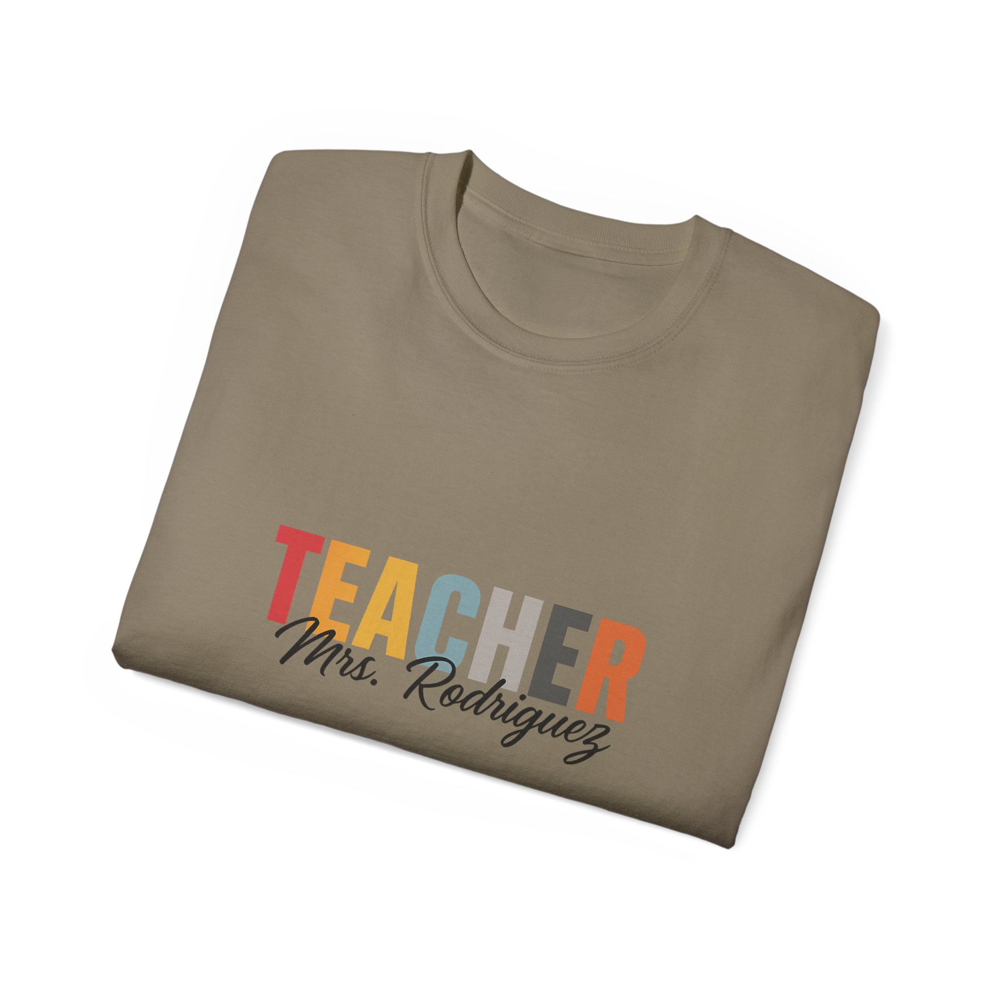 Personalized Teacher Tee for Educators, Great Gift for Teachers, Unisex Cotton Shirt, Back to School Apparel, Teacher's Day - Image 40
