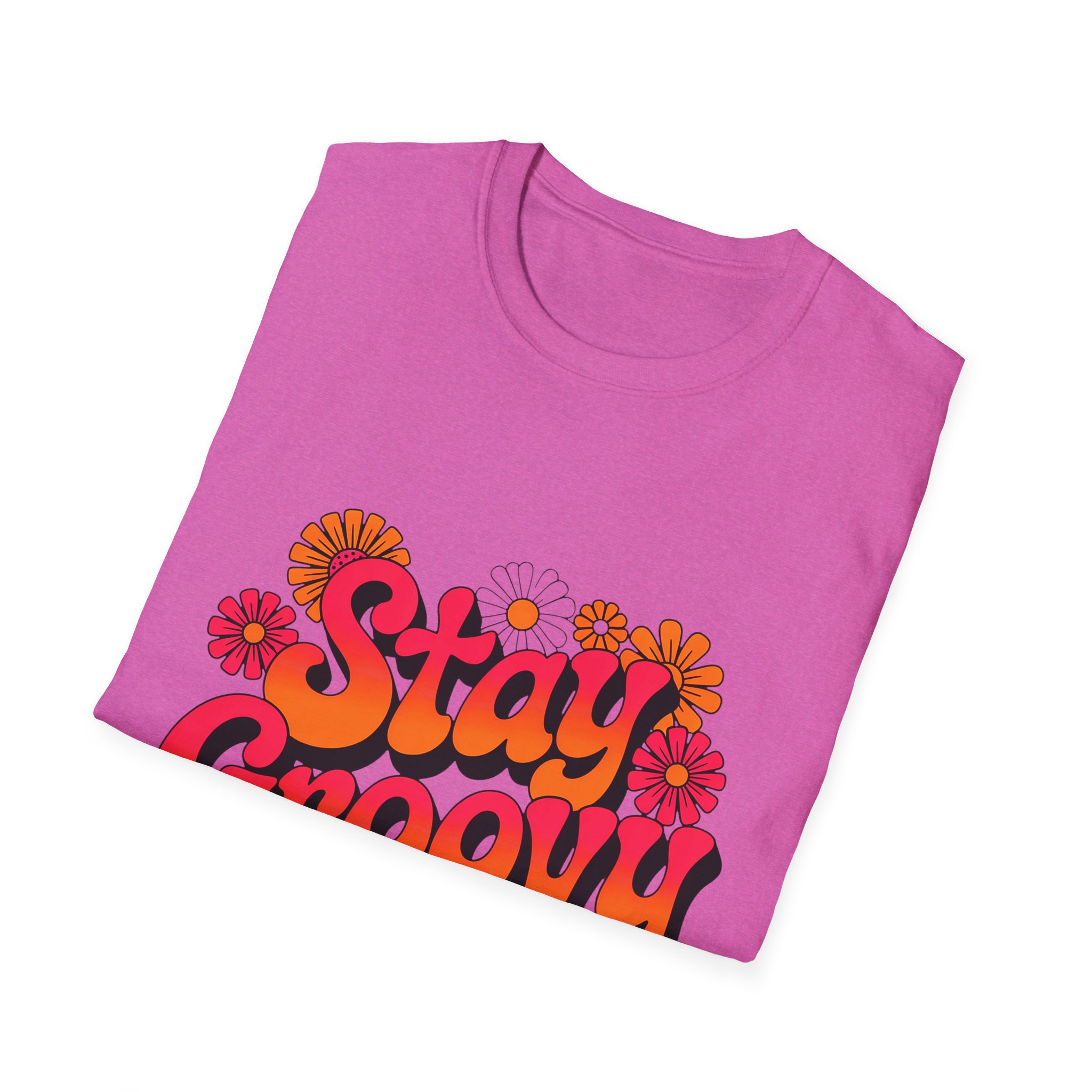 Stay Groovy T-Shirt | Retro Floral Tee | Fun Gift for Friends | Perfect for Summer, Festivals, and Everyday Wear - Image 59