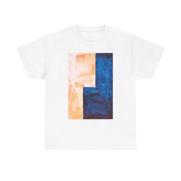 Abstract Art Unisex Heavy Cotton Tee | Casual Wear, Gift for Art Lovers, Stylish Graphic Shirt, Modern Aesthetic Clothing, Everyday Comfort