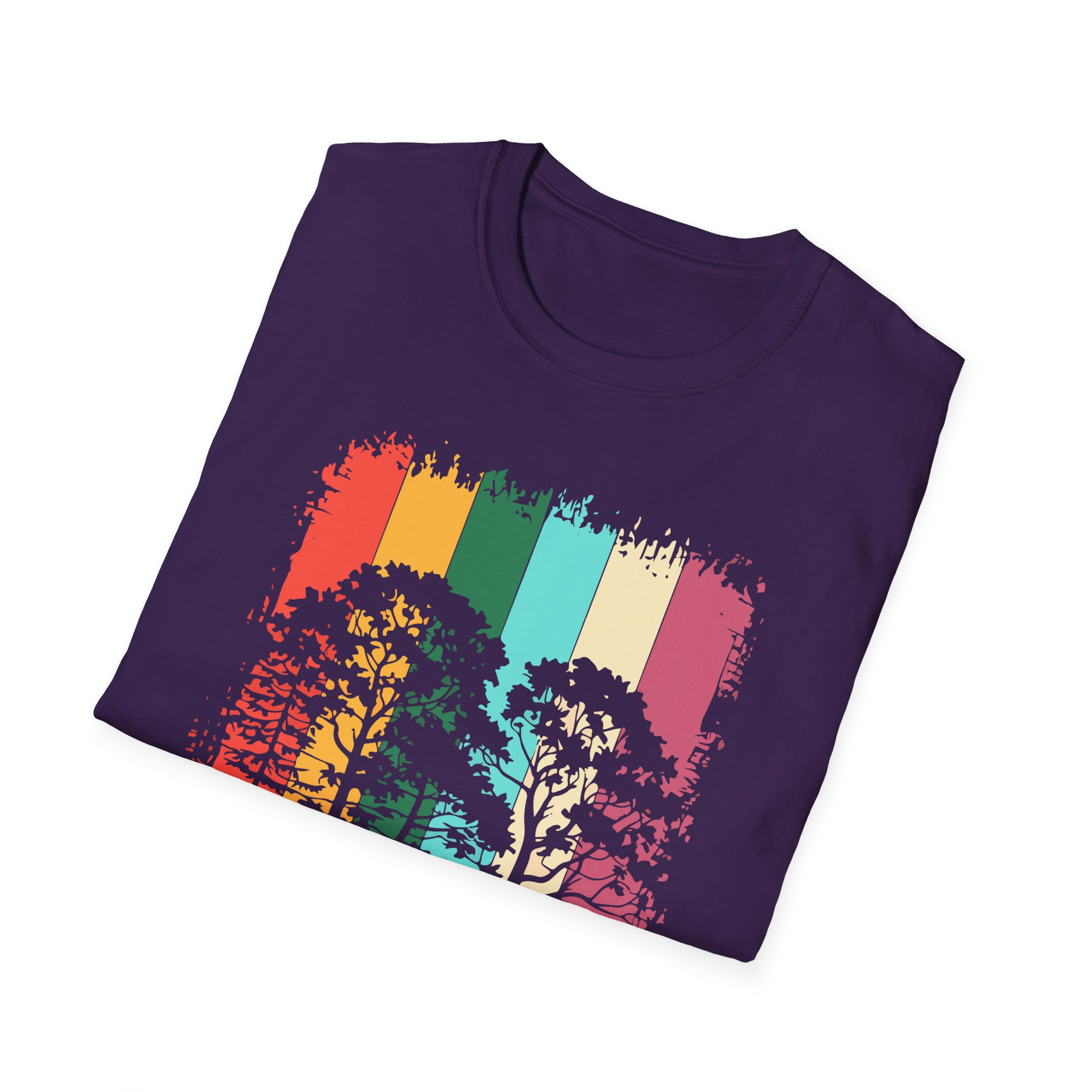 Colorful Nature-Inspired Unisex T-Shirt | Eco-Friendly Tee, Casual Wear, Gift for Nature Lovers, Summer Outfit, Tree - Image 60