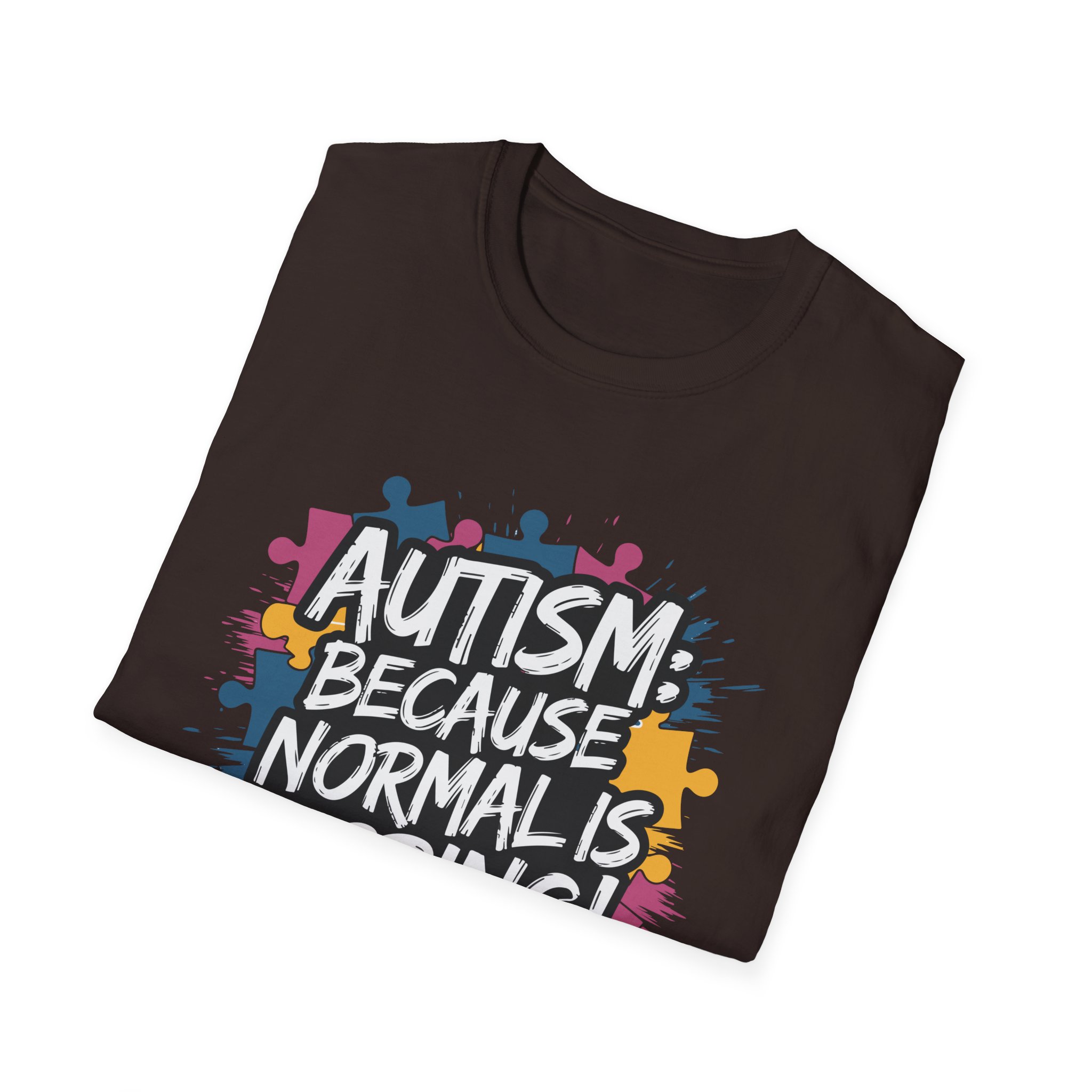 Autism Awareness Softstyle T-Shirt, Unisex Puzzle Piece Tee, Funny Autism Shirt, Gift for Autism Support, Inclusion T-Shirt - Image 20