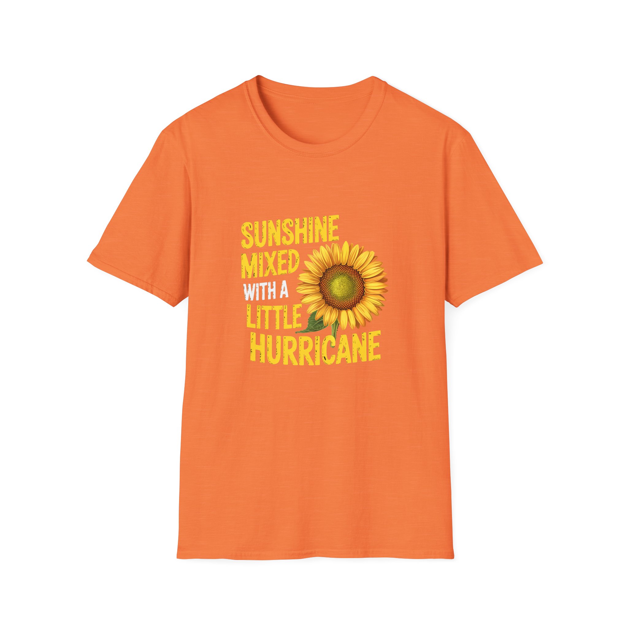 Sunshine & Hurricane T-Shirt – Bright Summer Vibes, Gift for Nature Lovers, Fun Casual Tee, Positive Quote Shirt, Unisex