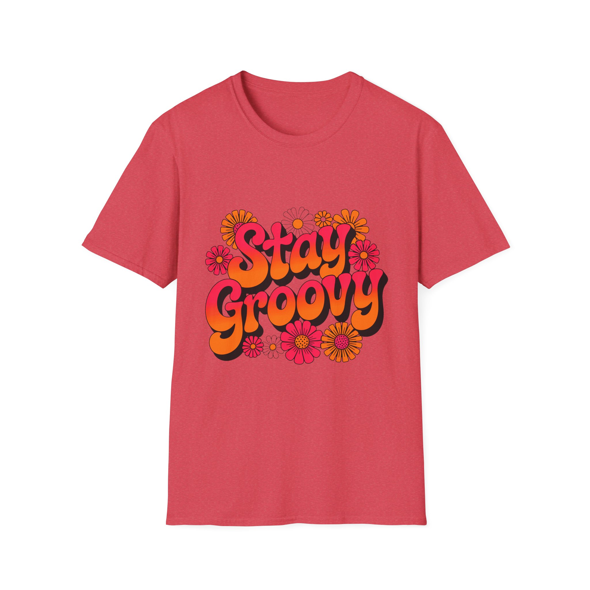 Stay Groovy T-Shirt | Retro Floral Tee | Fun Gift for Friends | Perfect for Summer, Festivals, and Everyday Wear - Image 71