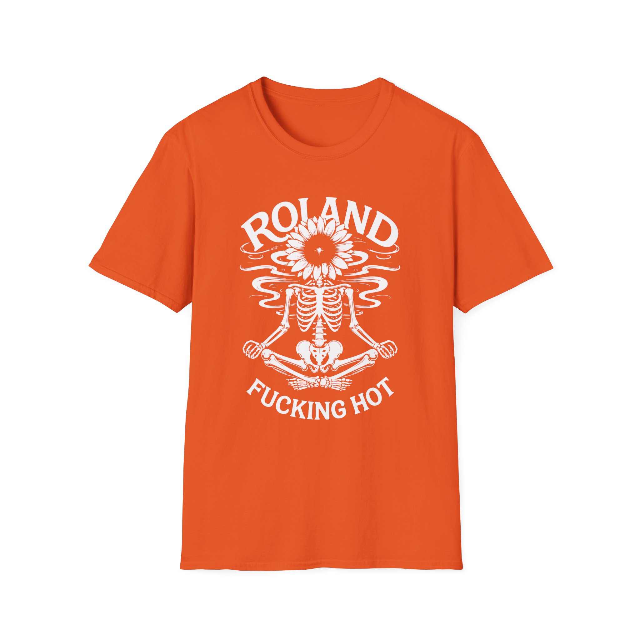 Roland Skeleton T-Shirt, Fun Summer Tee, Gift for Friends, Casual Outfit, Festival Wear, Halloween Apparel - Image 5