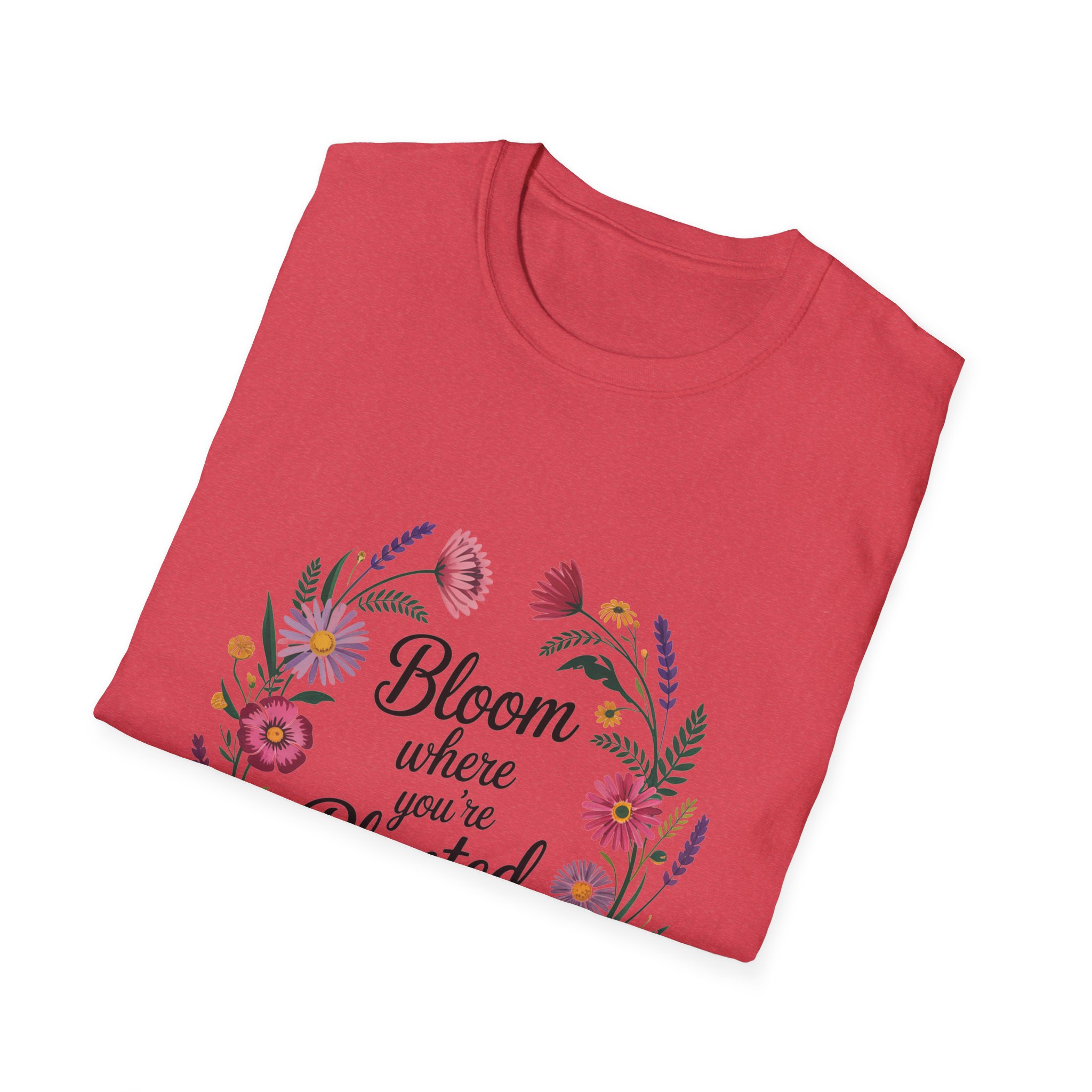 Bloom Where You're Planted T-Shirt, Floral Shirt, Gardening Gift, Inspirational Tee, Nature Lover Apparel, Plant Lover Gift - Image 60