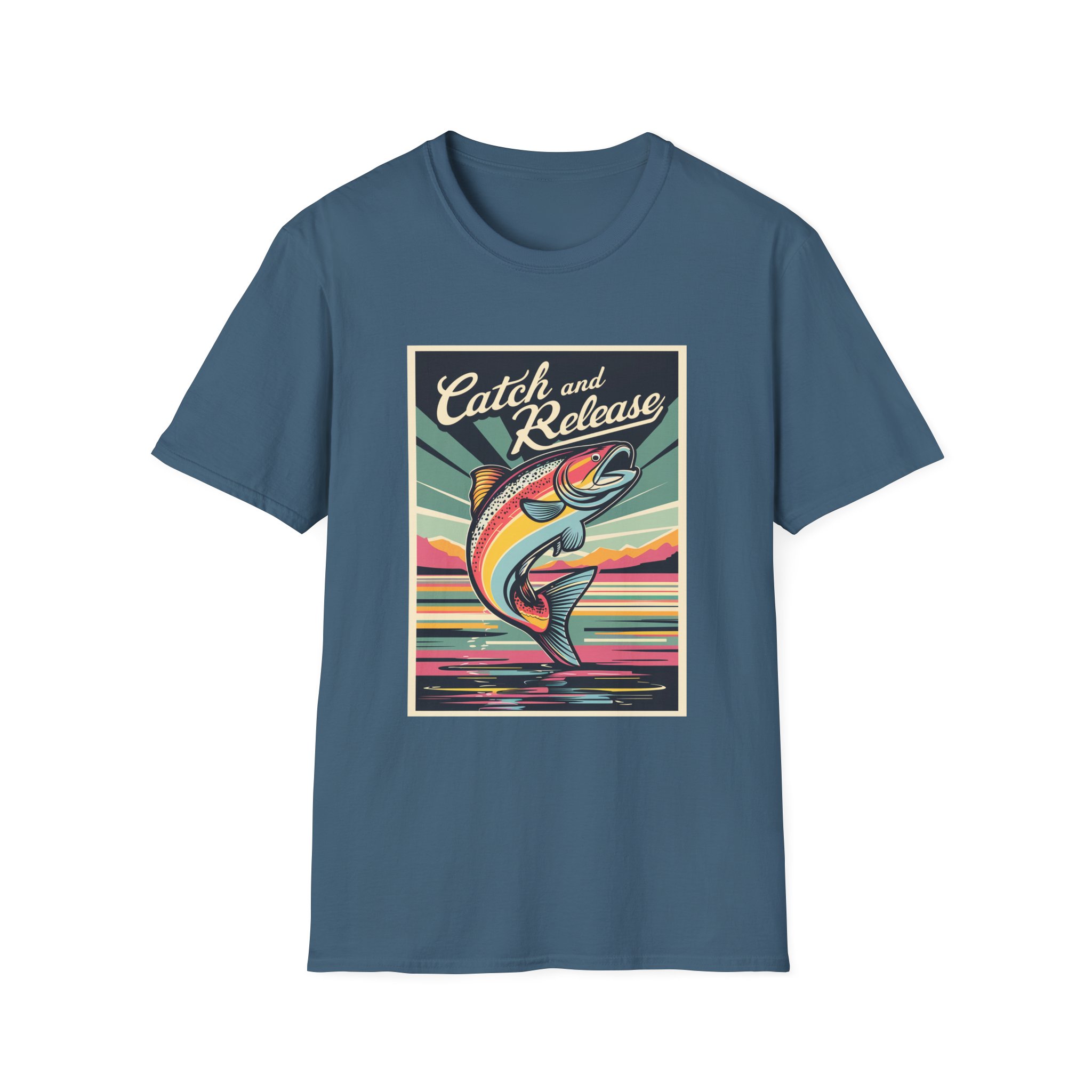 Catch and Release Fishing T-Shirt | Unisex Softstyle Tee | Perfect for Anglers, Gifts for Fishermen, Outdoor - Image 49