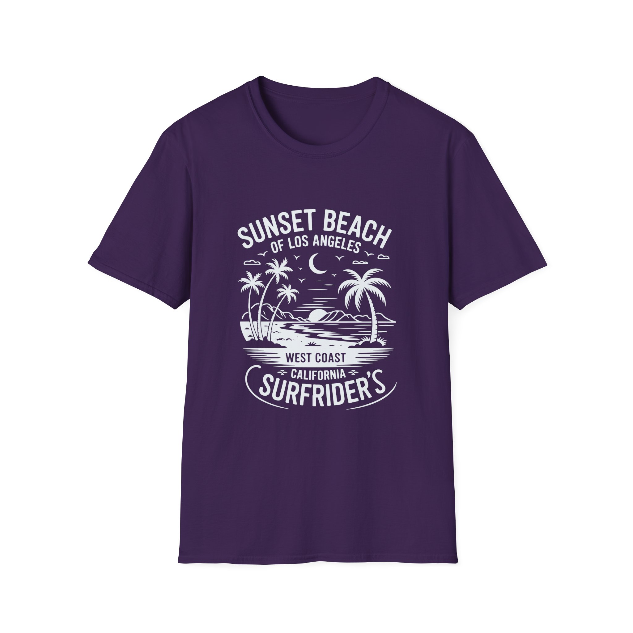 Sunset Beach Unisex T-Shirt | Softstyle Tee for Beach Lovers, Summer Vibes, Casual Wear, Vacation Apparel, Gift Idea - Image 45