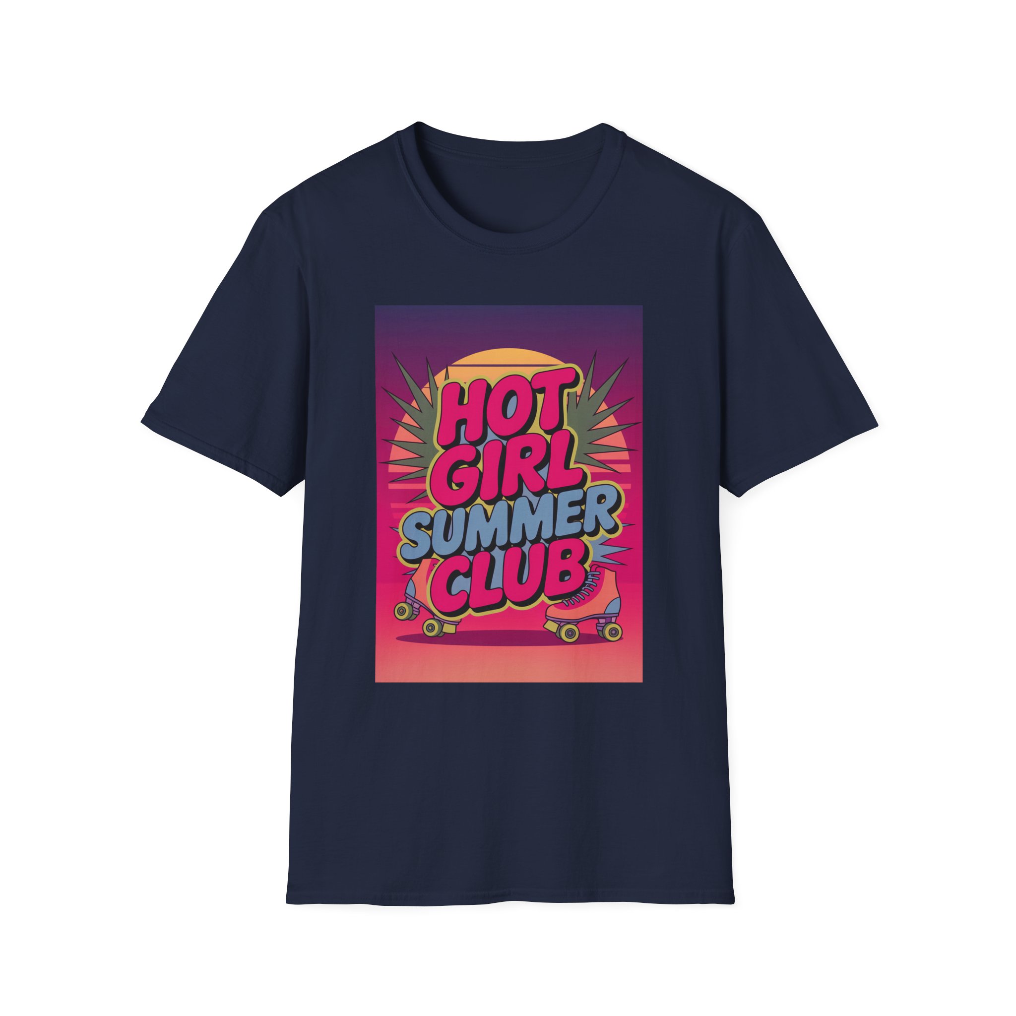 Softstyle T-Shirt, Fun Retro Graphic Tee, Summer Vibes Shirt