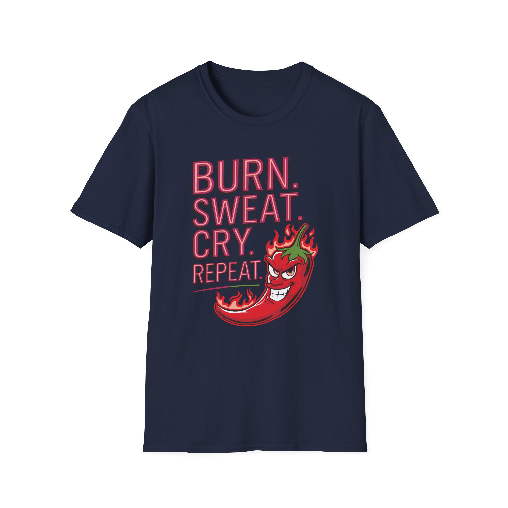 Funny Fitness T-Shirt - "BURN.SWEAT.CRY.REPEAT", Gym Wear, Workout Tee, Motivational Shirt, Activewear - Image 41