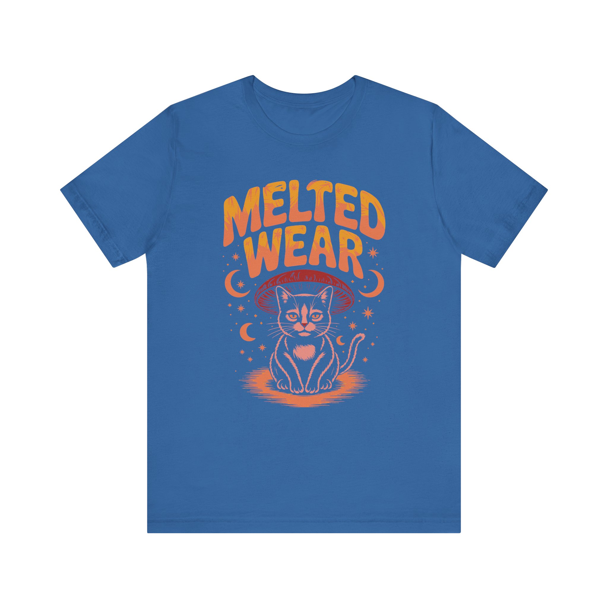 Melted Wear Cat Tee | Unisex Short Sleeve Shirt for Cat Lovers, Cozy Gift, Halloween, Casual Style, Retro Vibe, Fun Graphic - Image 25