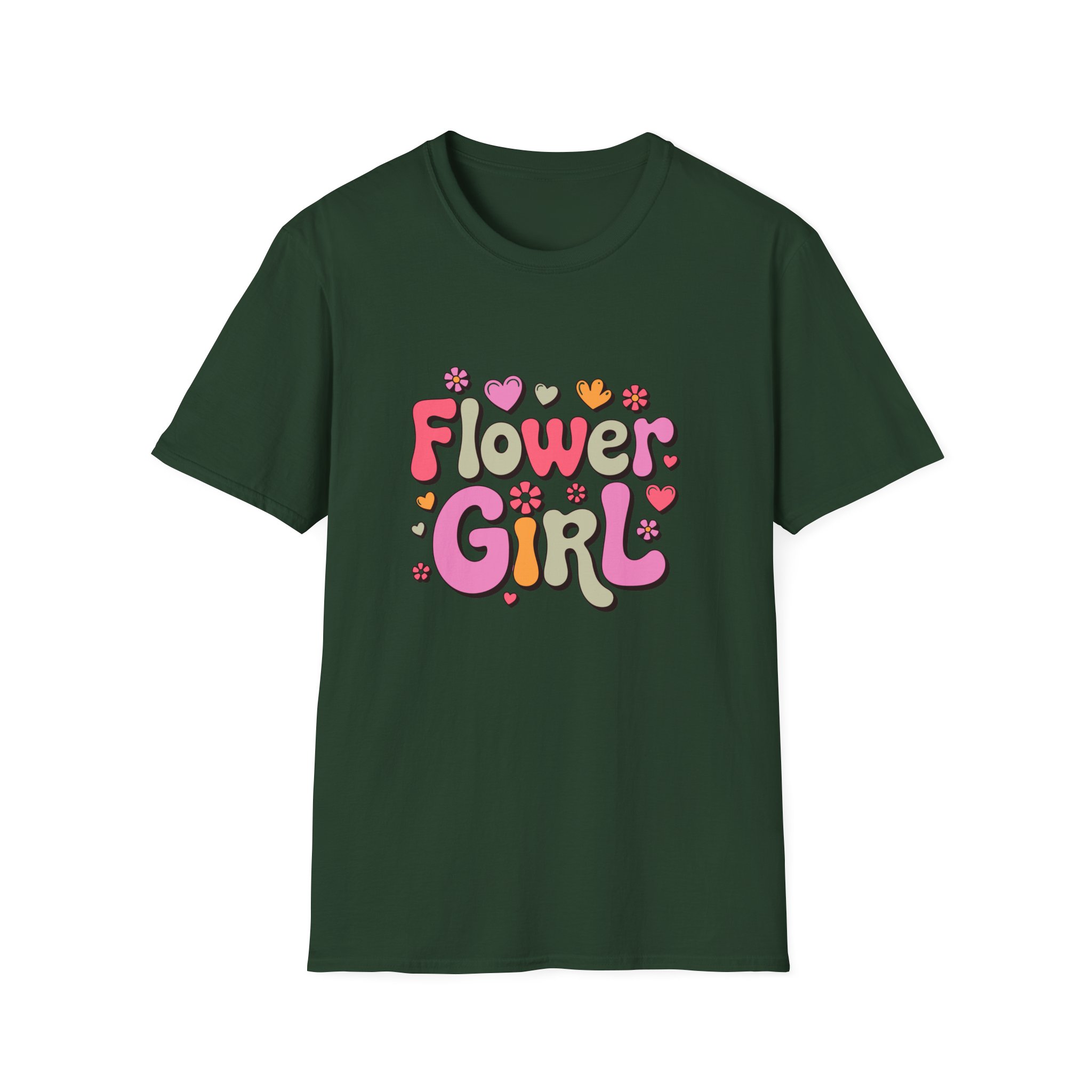 Flower Girl T-Shirt, Fun Floral Graphic Tee, Unisex Casual Shirt, Perfect for Spring Celebrations, Gift for Flower Girls - Image 13
