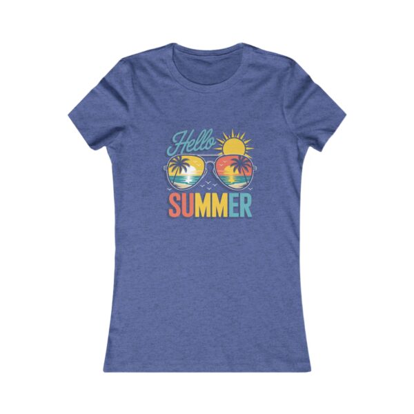 Hello Summer Women's Tee, Summer T-Shirt, Vacation Shirt, Beach Wear, Trendy Graphic Tee