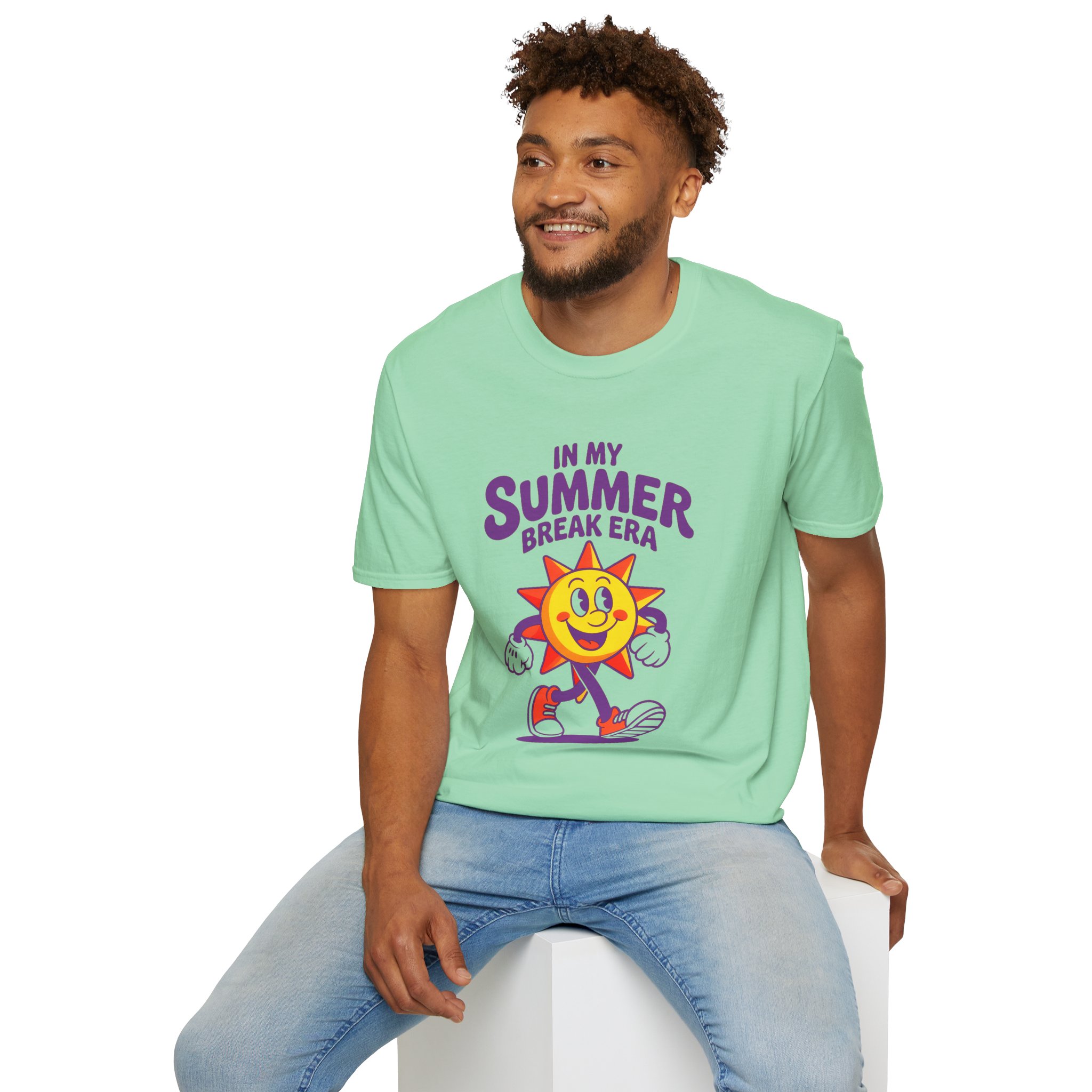 Summer Break T-Shirt, Fun Graphic Tee, Vacation Apparel, Unisex Summer Shirt, Sunshine Theme Clothing, Casual Outfit - Image 6
