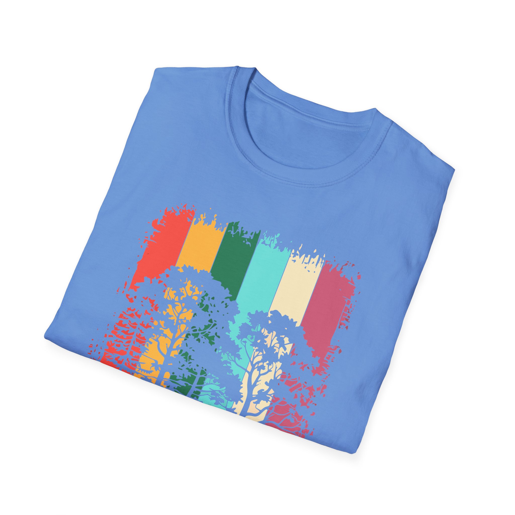 Colorful Nature-Inspired Unisex T-Shirt | Eco-Friendly Tee, Casual Wear, Gift for Nature Lovers, Summer Outfit, Tree - Image 24
