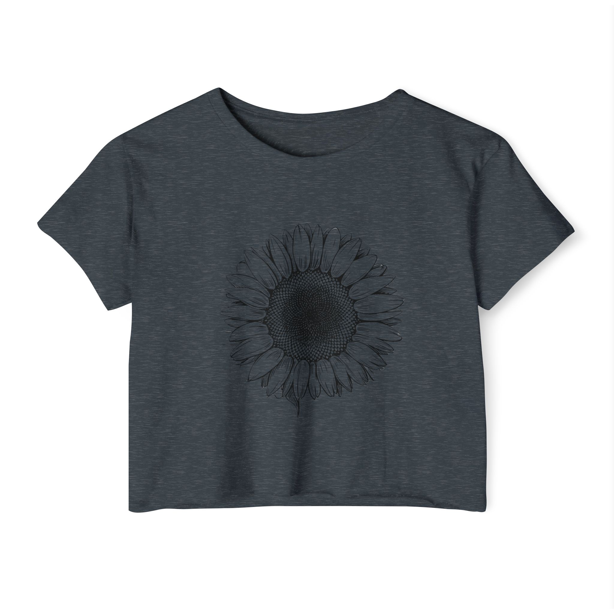 Sunflower Women's Festival Crop Top | Boho Chic Tee for Summer Events, Music Festivals, Beach Days, Casual Wear - Image 25