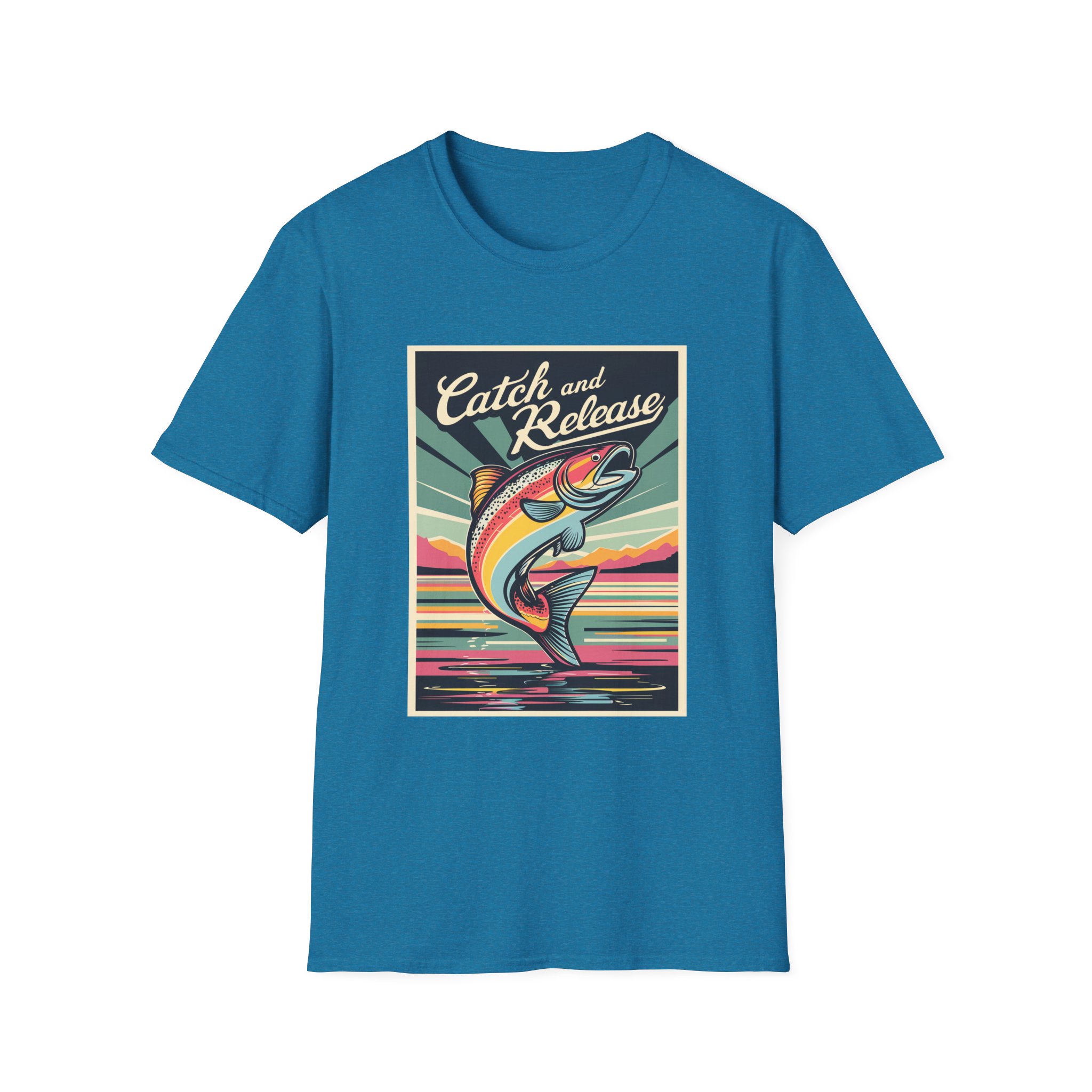 Catch and Release Fishing T-Shirt | Unisex Softstyle Tee | Perfect for Anglers, Gifts for Fishermen, Outdoor - Image 53