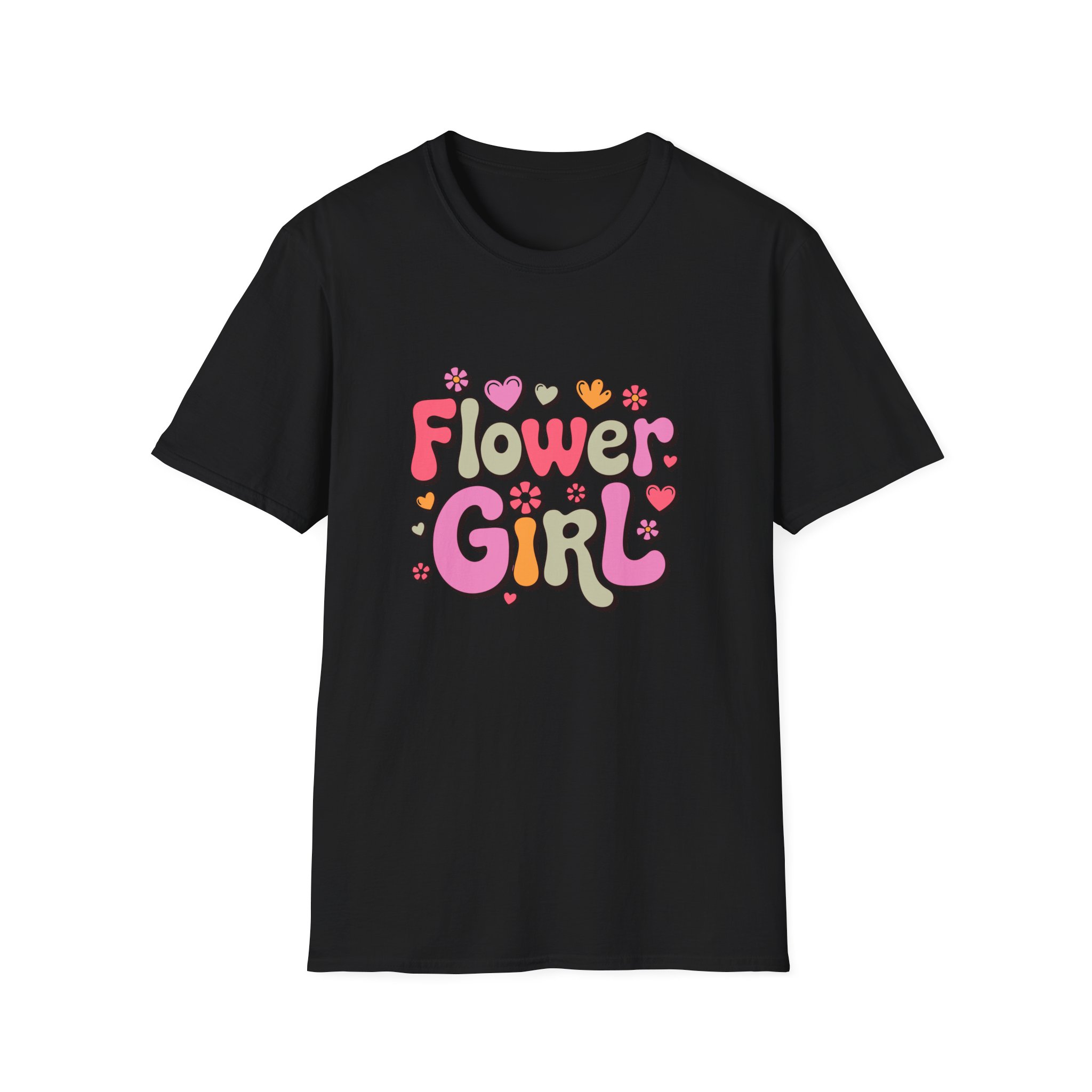 Flower Girl T-Shirt, Fun Floral Graphic Tee, Unisex Casual Shirt, Perfect for Spring Celebrations, Gift for Flower Girls - Image 5