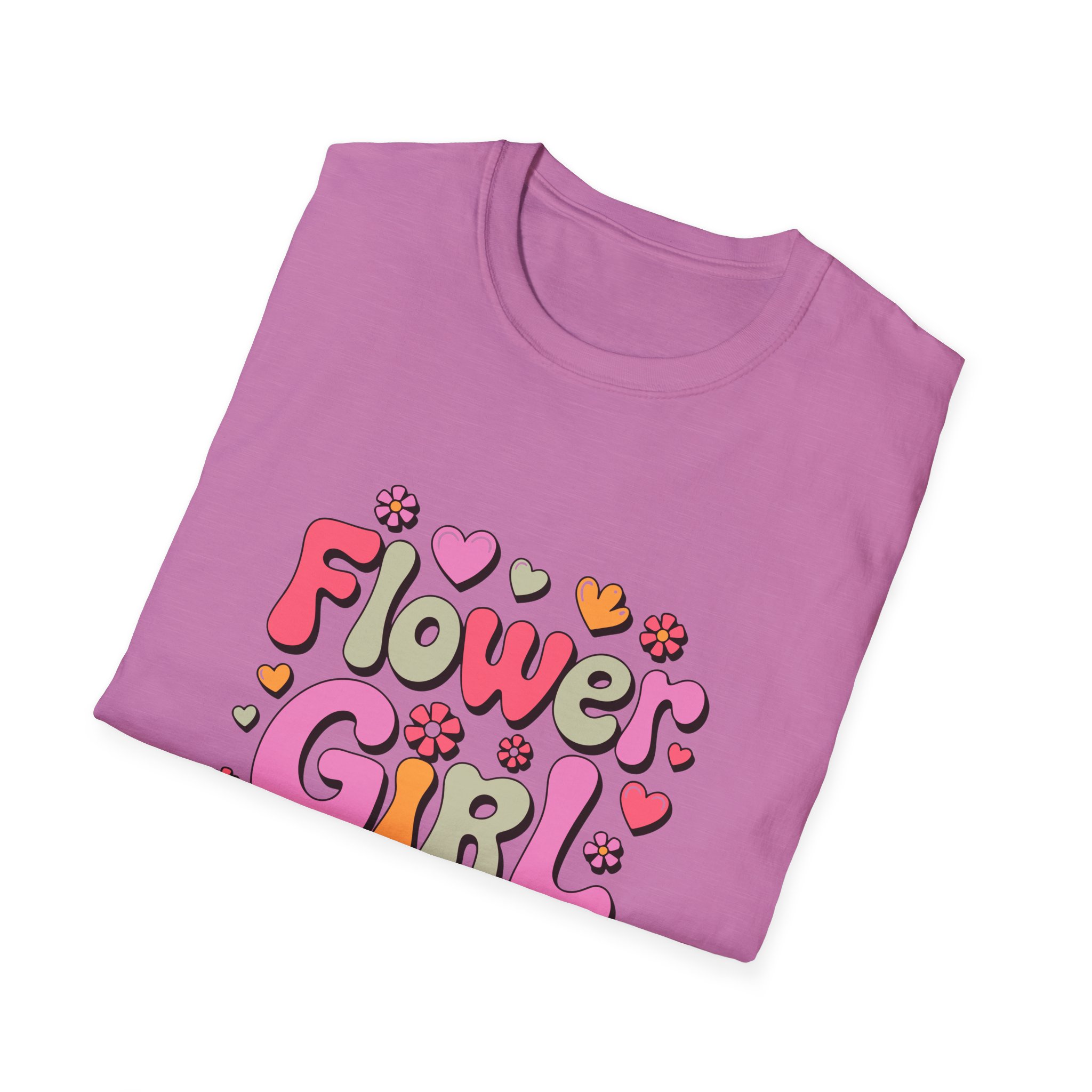 Flower Girl T-Shirt, Fun Floral Graphic Tee, Unisex Casual Shirt, Perfect for Spring Celebrations, Gift for Flower Girls - Image 48