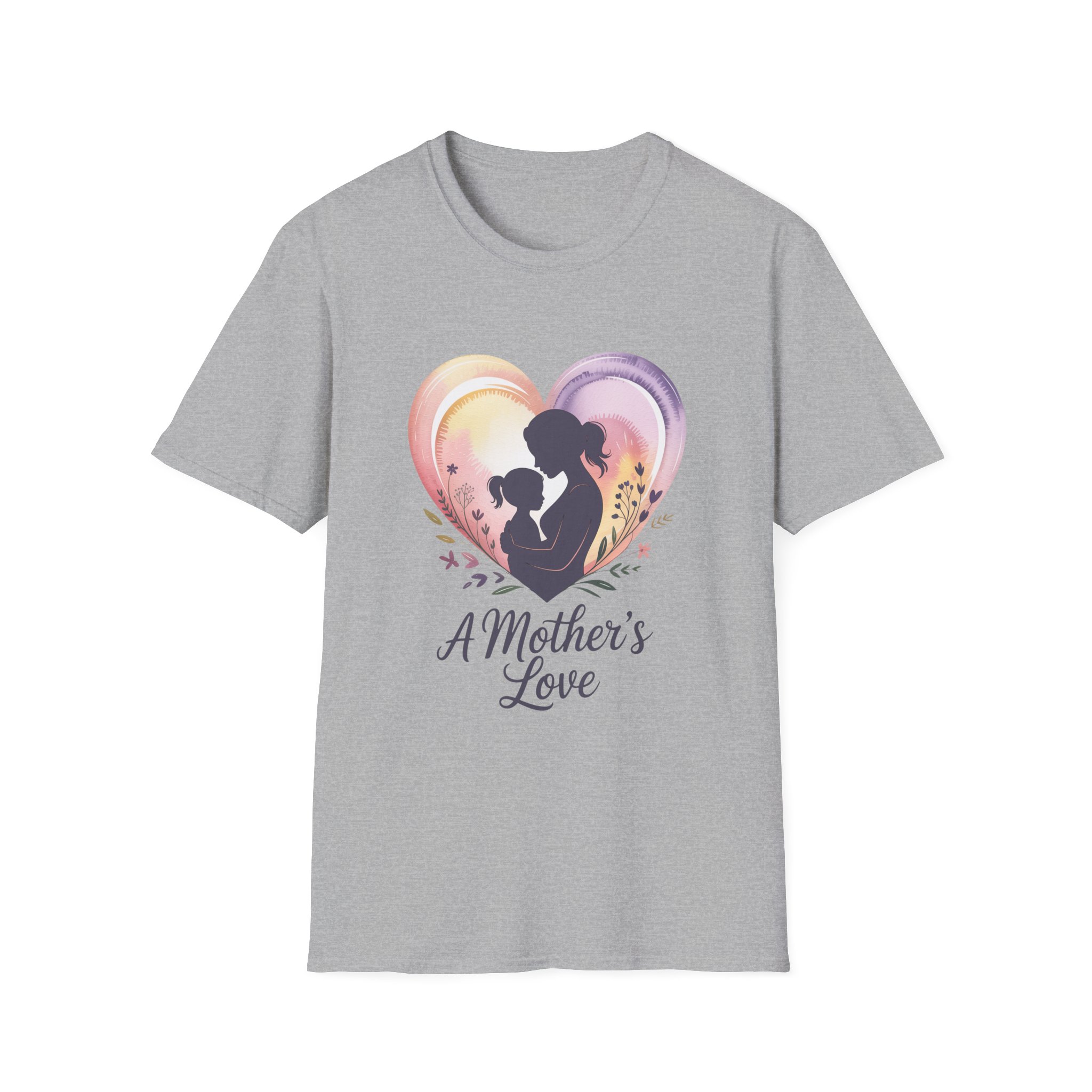 Mother's Love T-Shirt, Unisex Tee, Gift for Mom, Heart Design, Mother's Day Gift, Family Love Shirt - Image 13