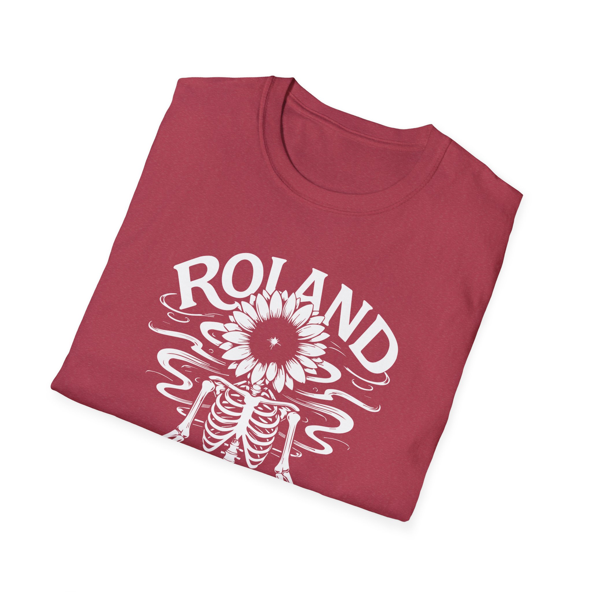 Roland Skeleton T-Shirt, Fun Summer Tee, Gift for Friends, Casual Outfit, Festival Wear, Halloween Apparel - Image 68