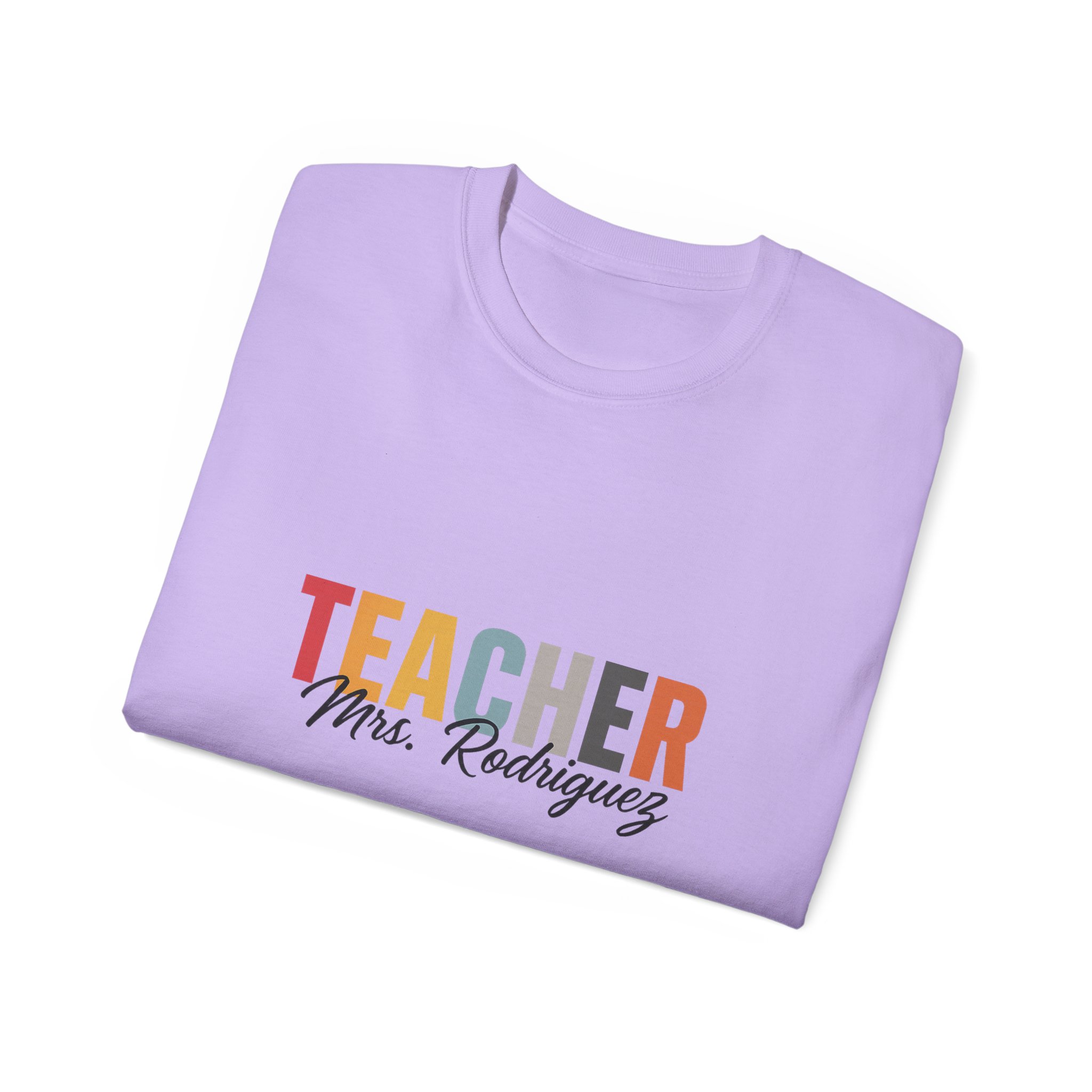 Personalized Teacher Tee for Educators, Great Gift for Teachers, Unisex Cotton Shirt, Back to School Apparel, Teacher's Day - Image 64
