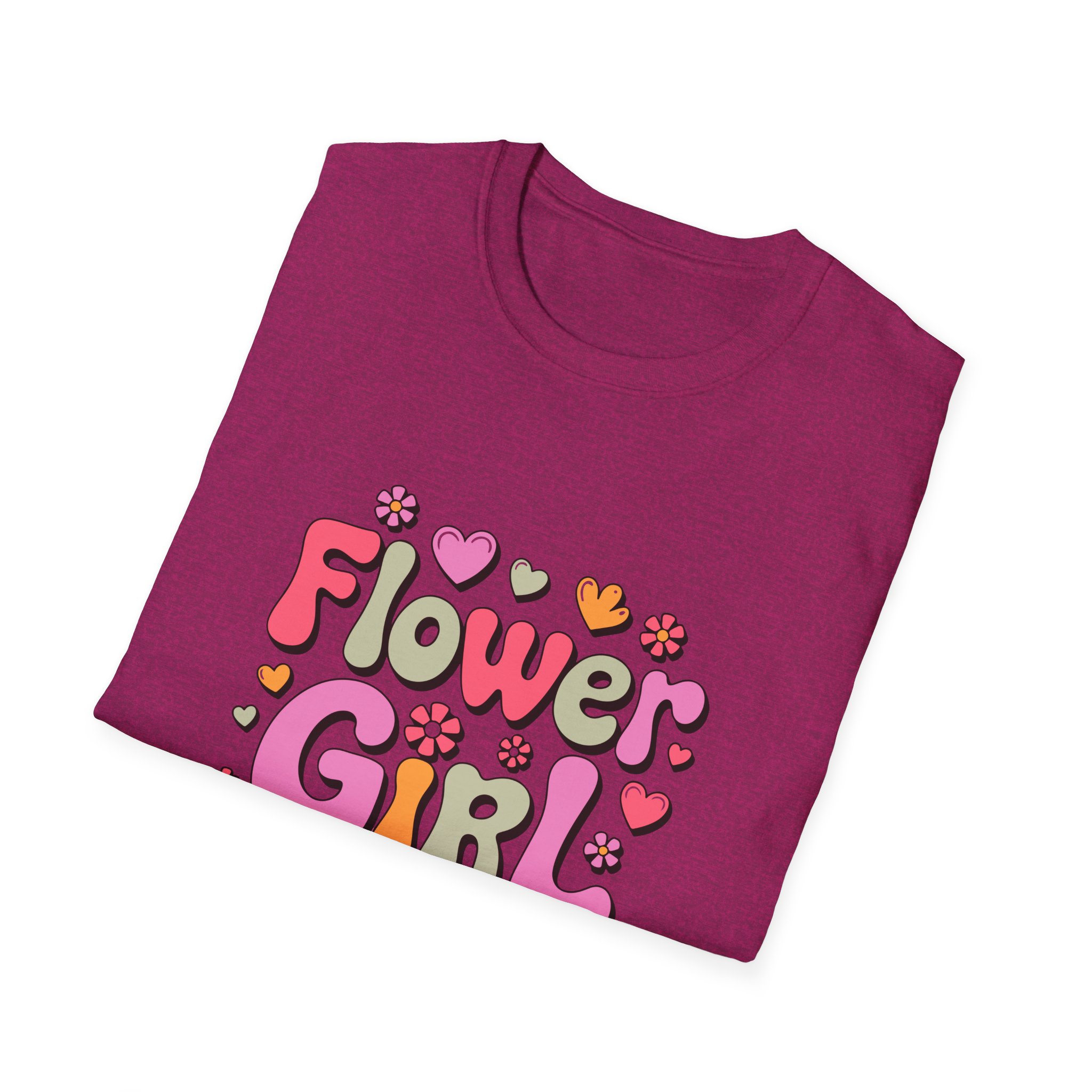 Flower Girl T-Shirt, Fun Floral Graphic Tee, Unisex Casual Shirt, Perfect for Spring Celebrations, Gift for Flower Girls - Image 12