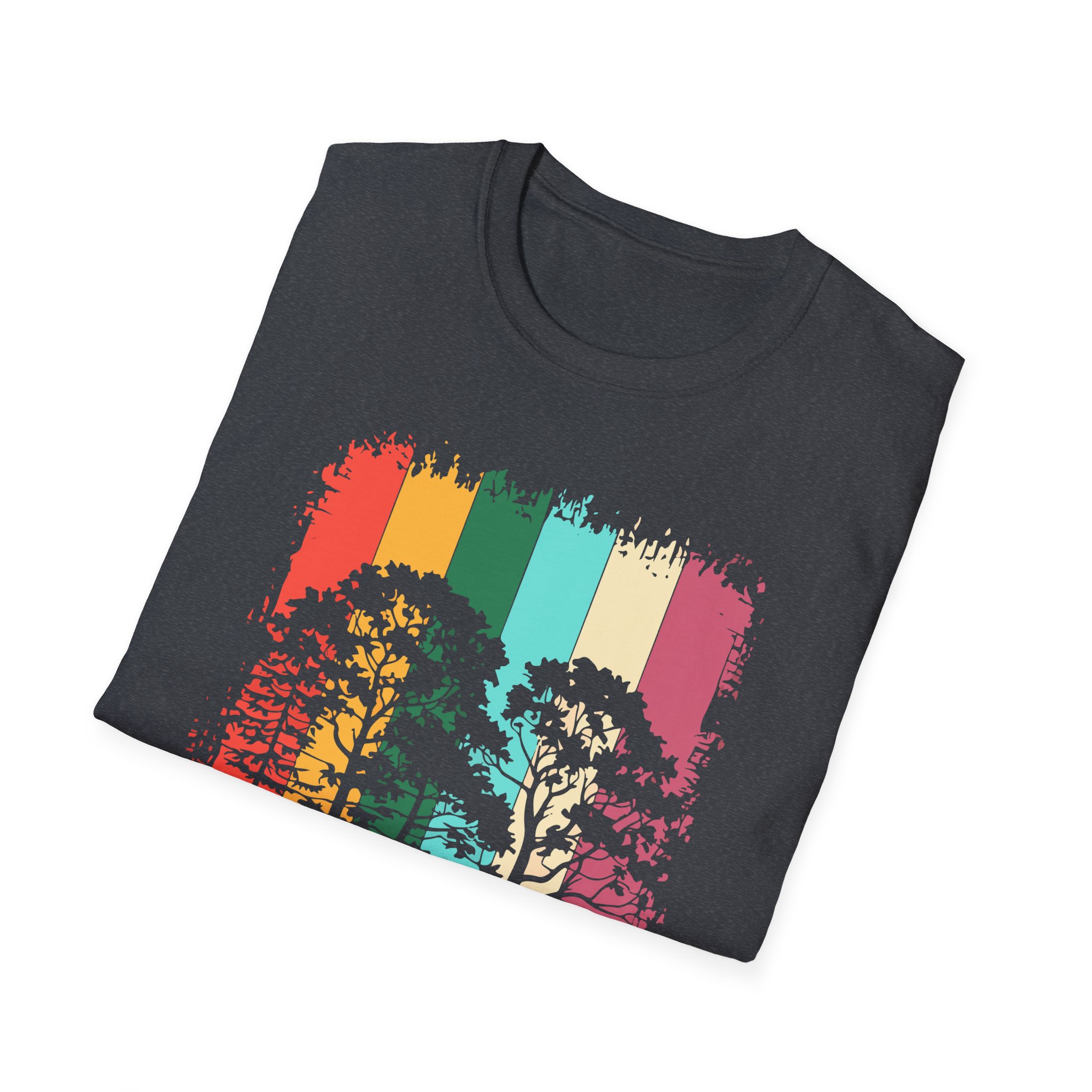 Colorful Nature-Inspired Unisex T-Shirt | Eco-Friendly Tee, Casual Wear, Gift for Nature Lovers, Summer Outfit, Tree - Image 44