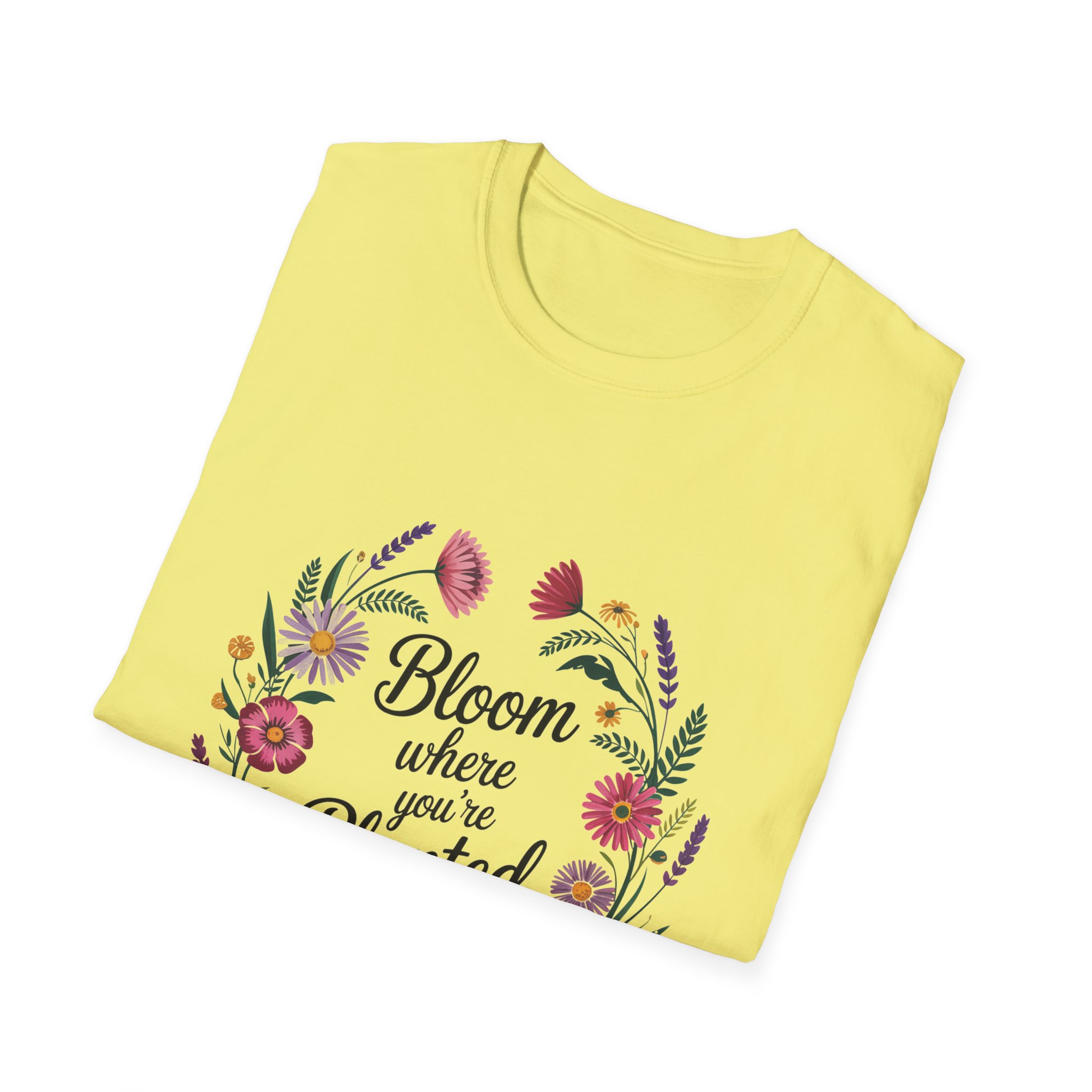 Bloom Where You're Planted T-Shirt, Floral Shirt, Gardening Gift, Inspirational Tee, Nature Lover Apparel, Plant Lover Gift - Image 20