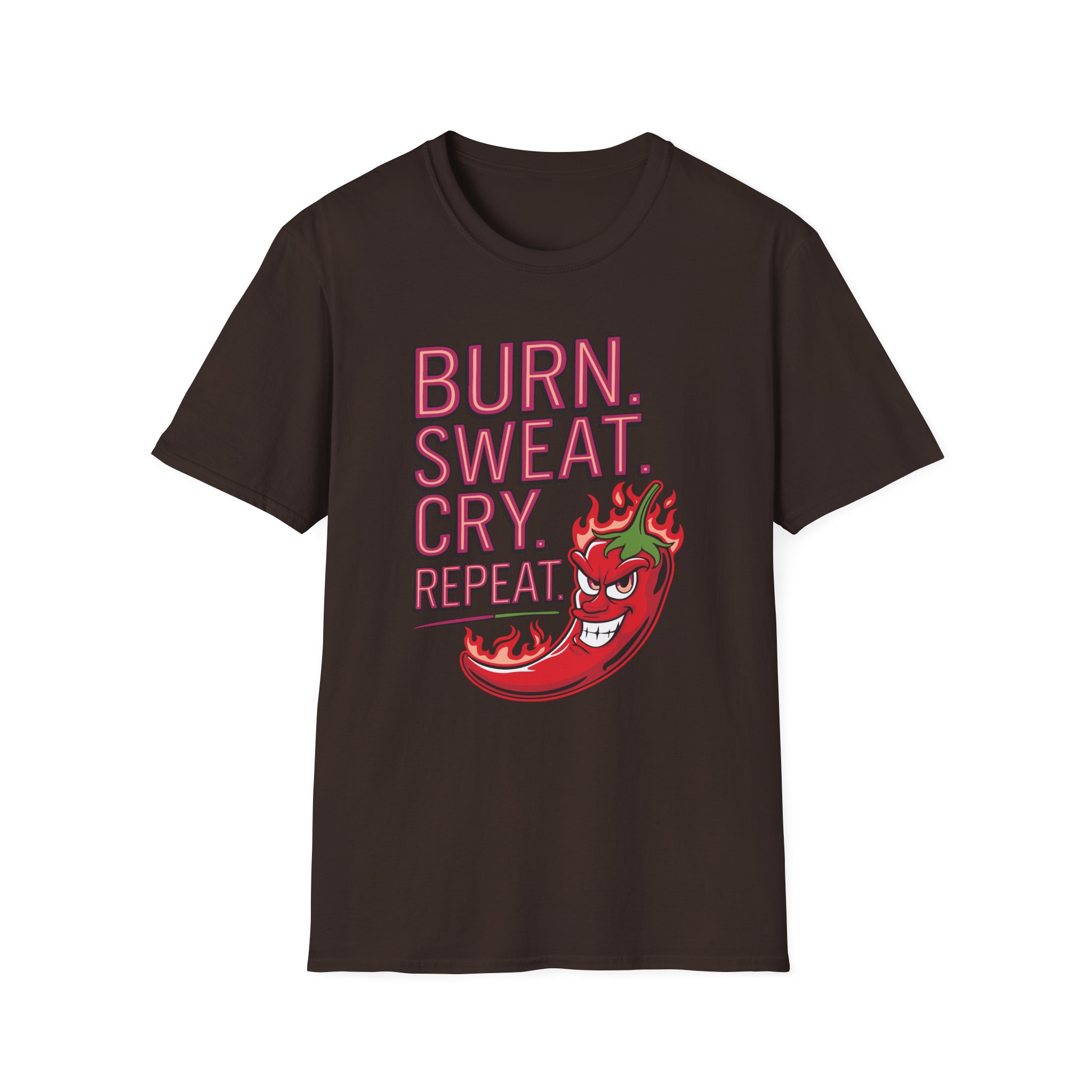 Funny Fitness T-Shirt - "BURN.SWEAT.CRY.REPEAT", Gym Wear, Workout Tee, Motivational Shirt, Activewear - Image 17