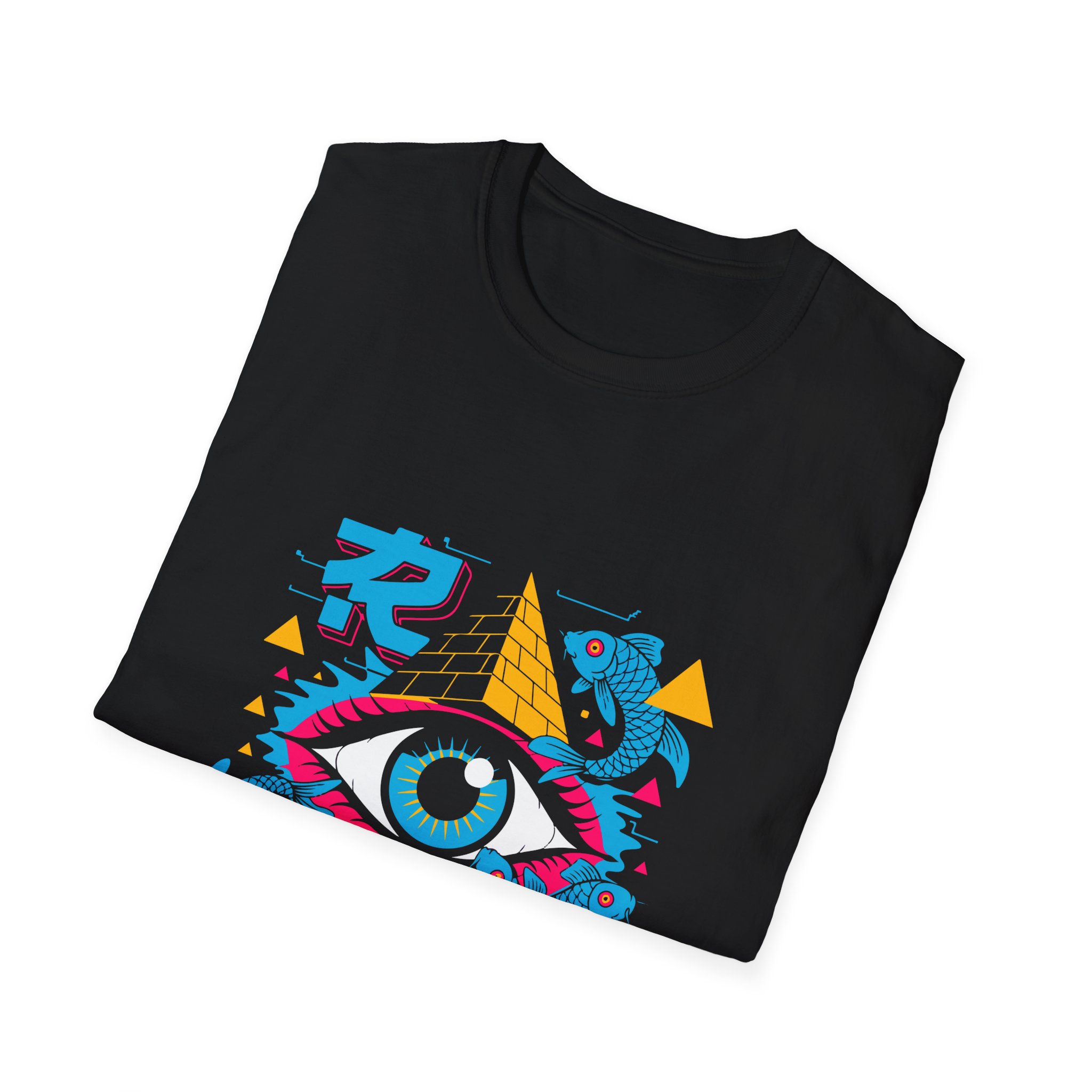 Eye-Catching Graphic T-Shirt, Trendy Unisex Tee, Perfect for Festivals, Gift for Art Lovers, Stylish Casual Wear - Image 4