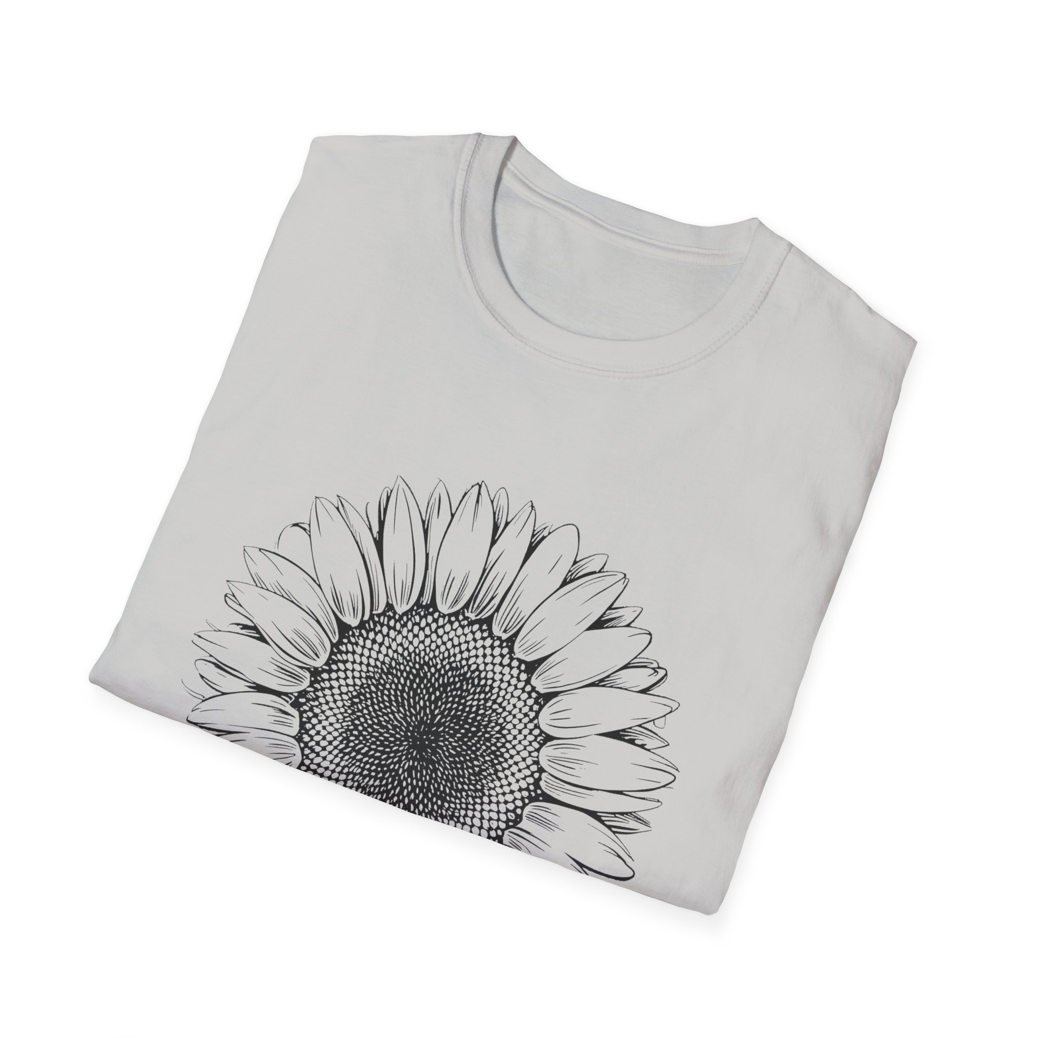Sunflower Unisex Softstyle T-Shirt - Floral Graphic Tee for Nature Lovers, Gift for Gardeners, Summer Fashion - Image 12
