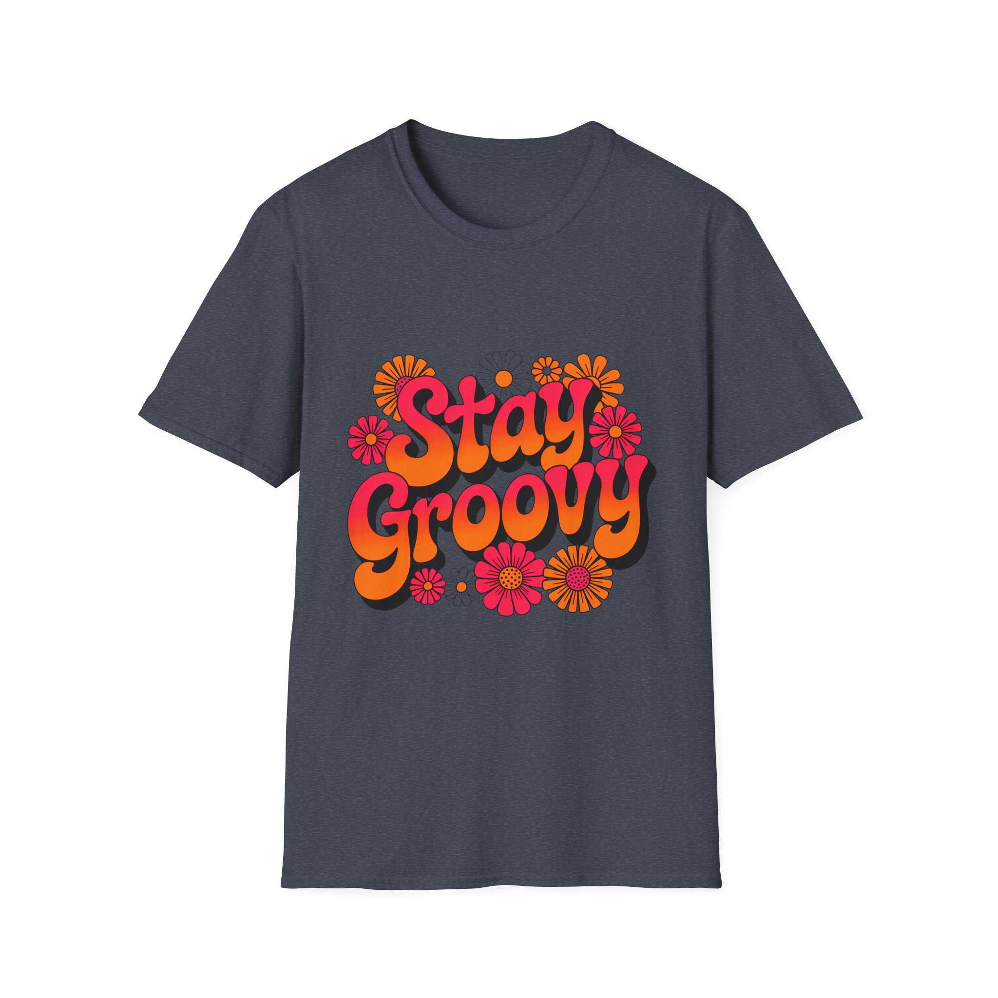 Stay Groovy T-Shirt | Retro Floral Tee | Fun Gift for Friends | Perfect for Summer, Festivals, and Everyday Wear - Image 36