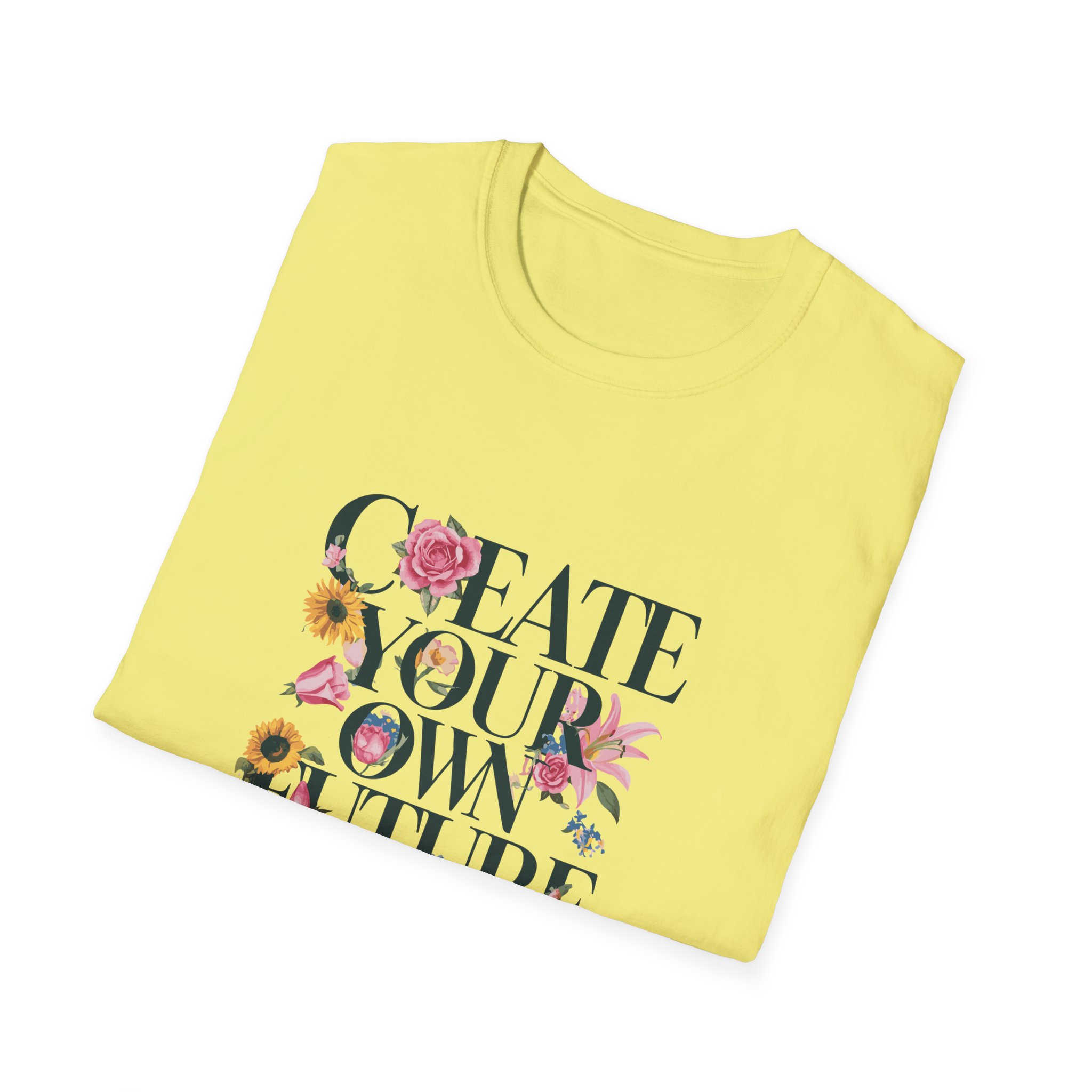 Inspirational T-Shirt, Create Your Own Future Tee, Motivational Gift, Positive Vibes Shirt, Self-Expression Top, Everyday - Image 12