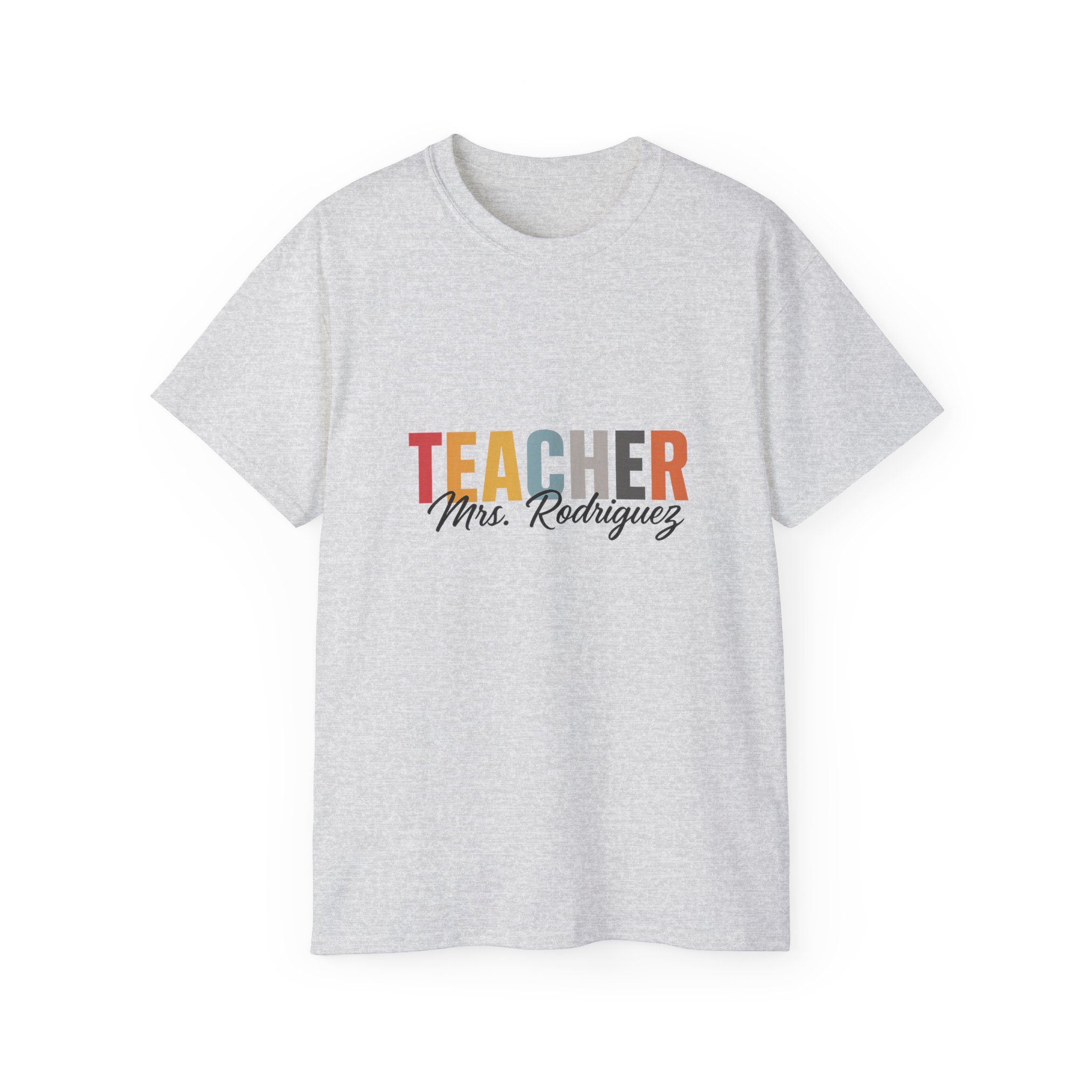 Personalized Teacher Tee for Educators, Great Gift for Teachers, Unisex Cotton Shirt, Back to School Apparel, Teacher's Day - Image 5