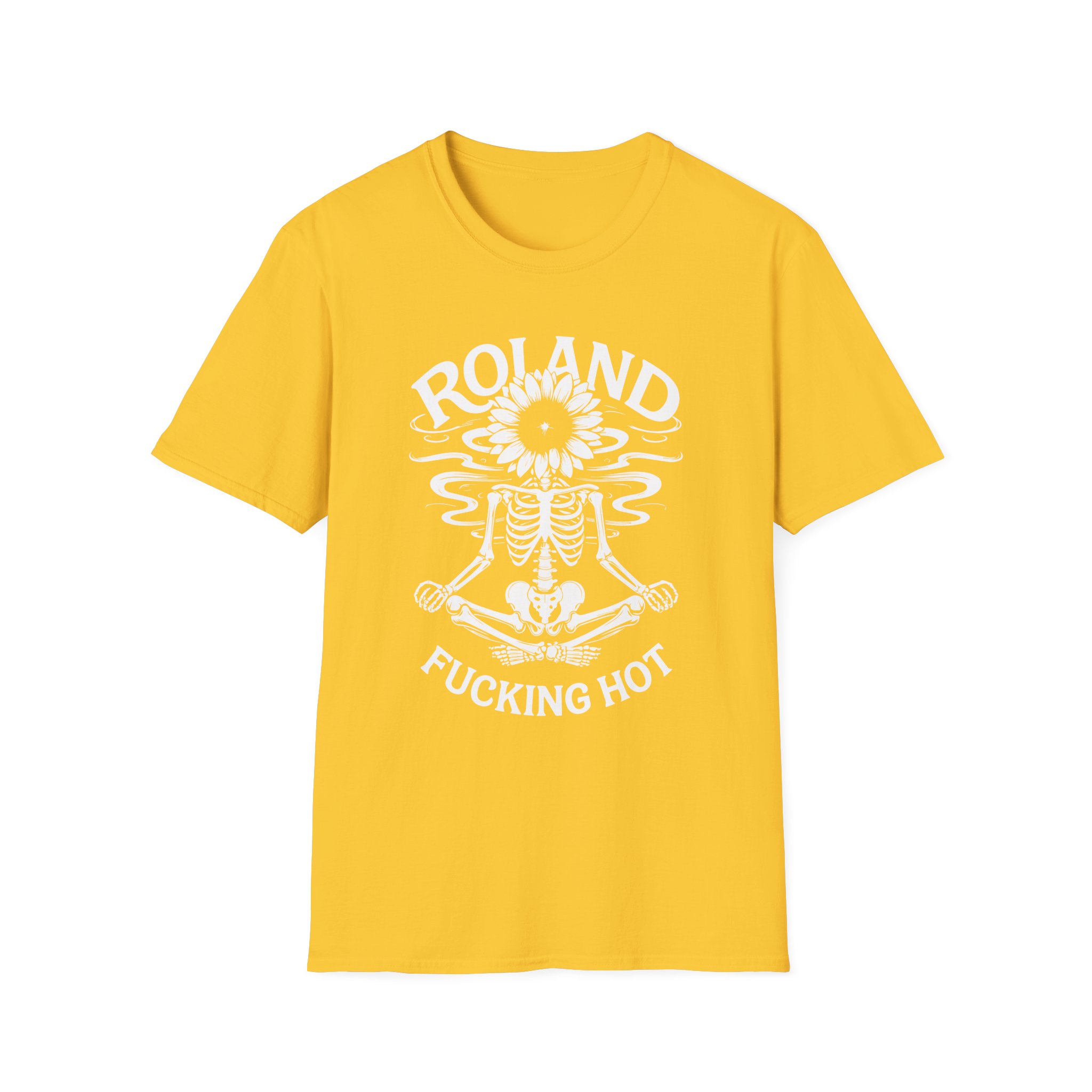 Roland Skeleton T-Shirt, Fun Summer Tee, Gift for Friends, Casual Outfit, Festival Wear, Halloween Apparel - Image 9