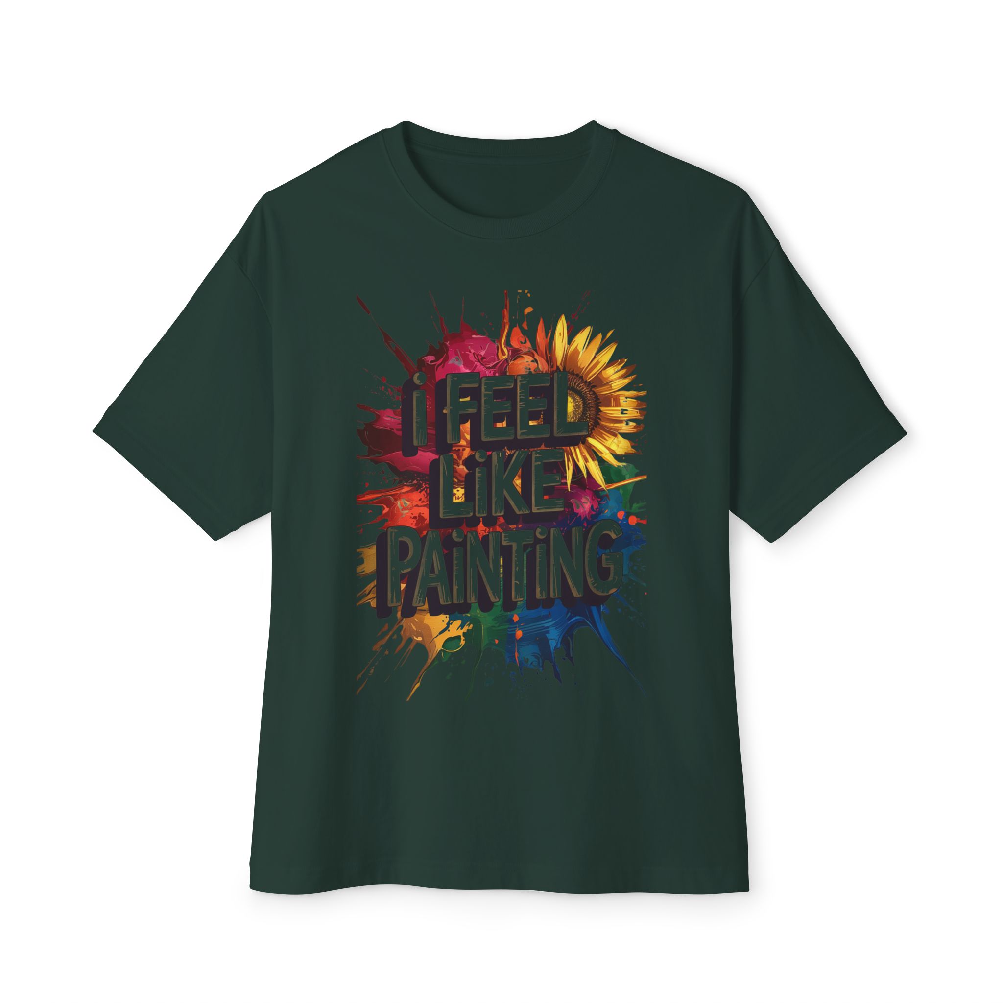 Artistic Oversized Tee, Unisex Artistic T-Shirt, Creative Gift for Artists, Casual Wear, Inspirational Art Shirt, Painting - Image 25