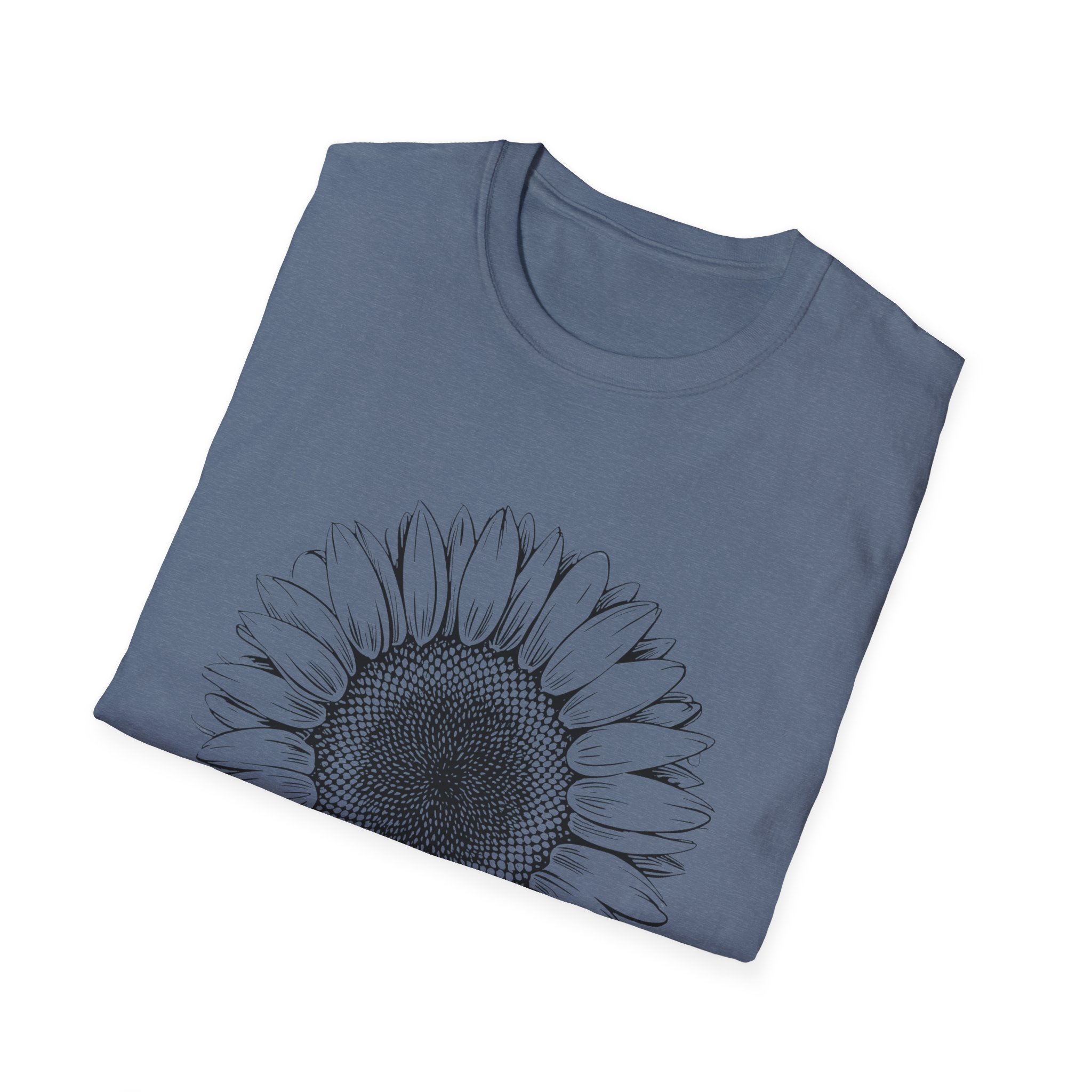 Sunflower Unisex Softstyle T-Shirt - Floral Graphic Tee for Nature Lovers, Gift for Gardeners, Summer Fashion - Image 32