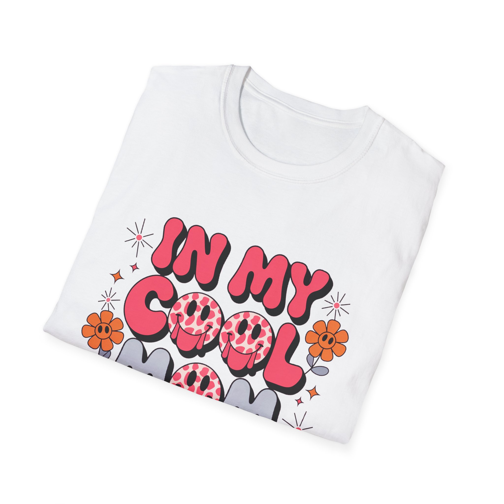 Trendy Unisex T-Shirt - 'In My Cool Mom Era', Gift for Moms, Mother's Day, Casual Wear, Fun Floral Tee - Image 4