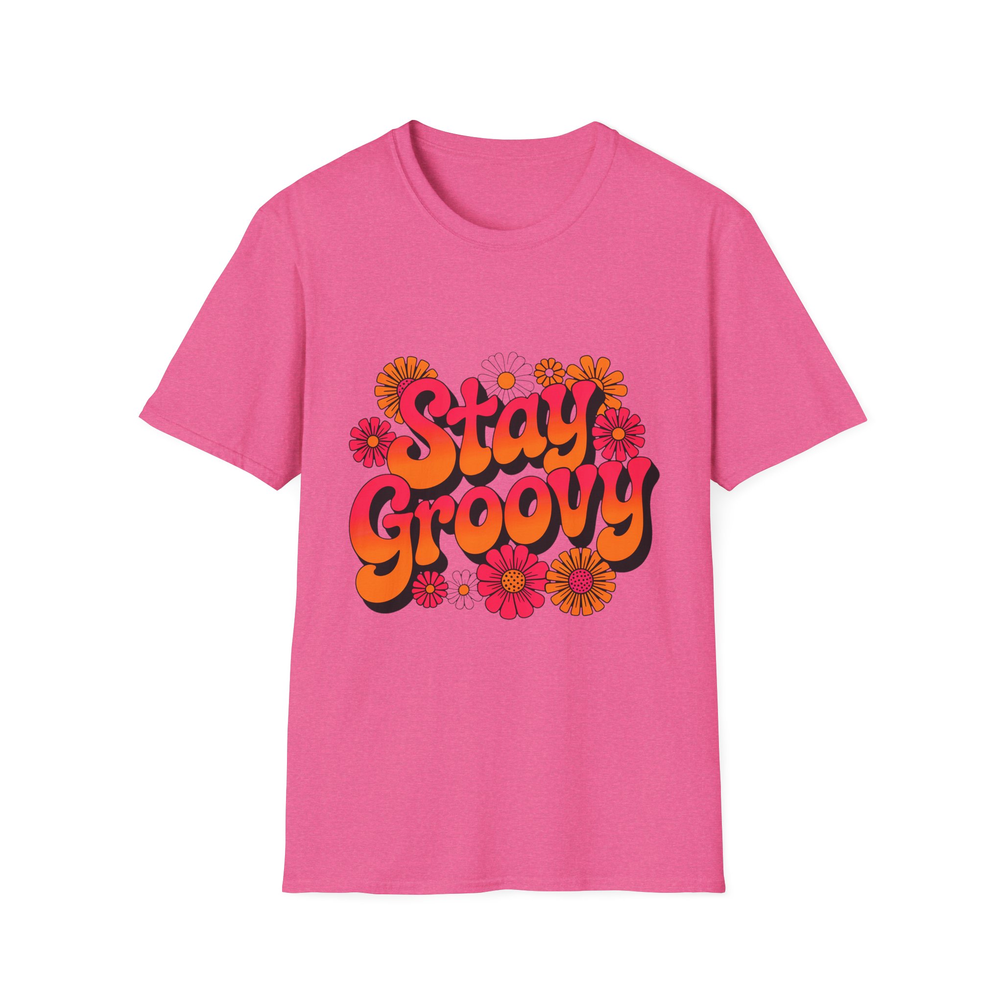 Stay Groovy T-Shirt | Retro Floral Tee | Fun Gift for Friends | Perfect for Summer, Festivals, and Everyday Wear - Image 51