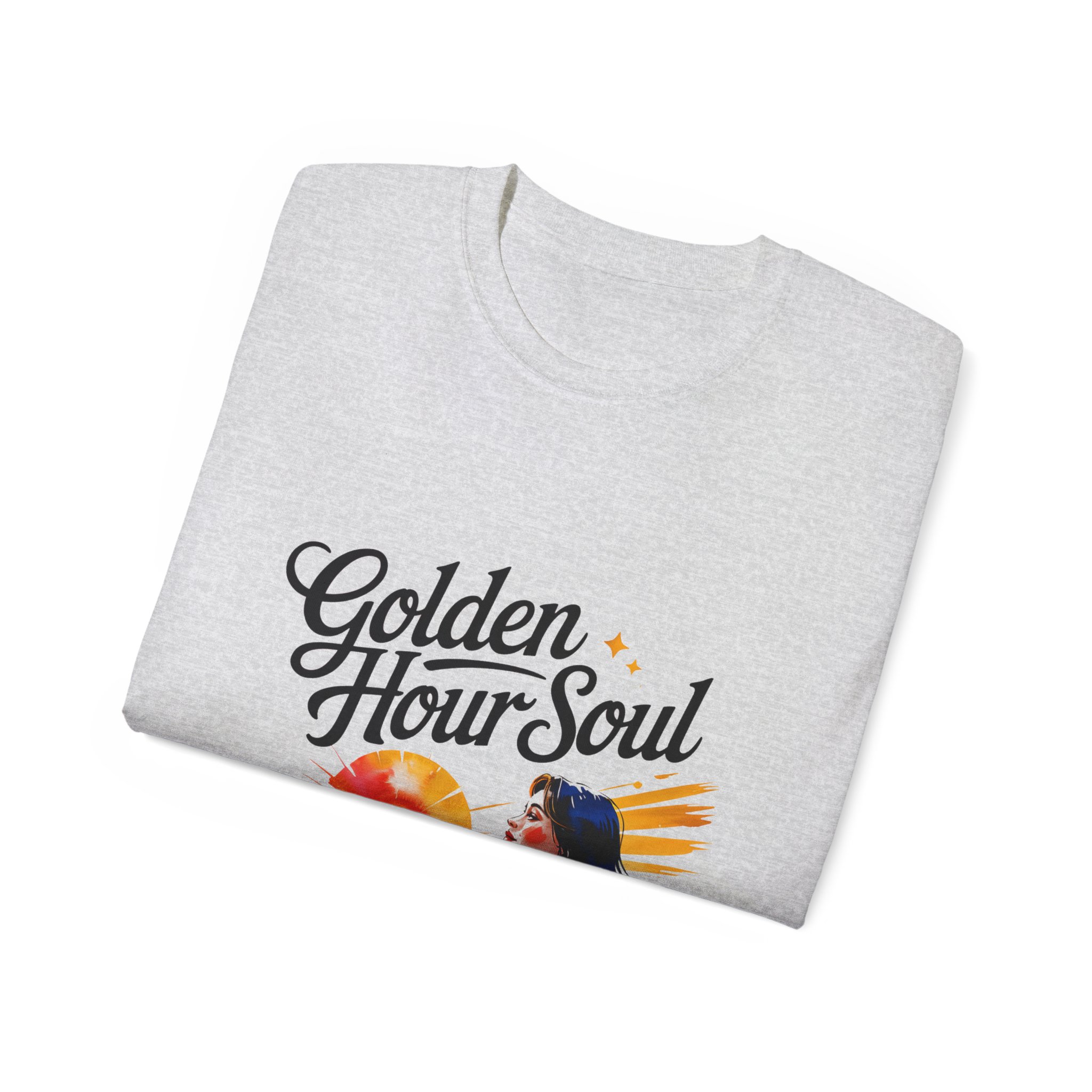 Golden Hour Soul Tee - Unisex Cotton T-Shirt, Comfortable Casual Wear, Perfect for Nature Lovers, Gift for Friends, Summer - Image 8